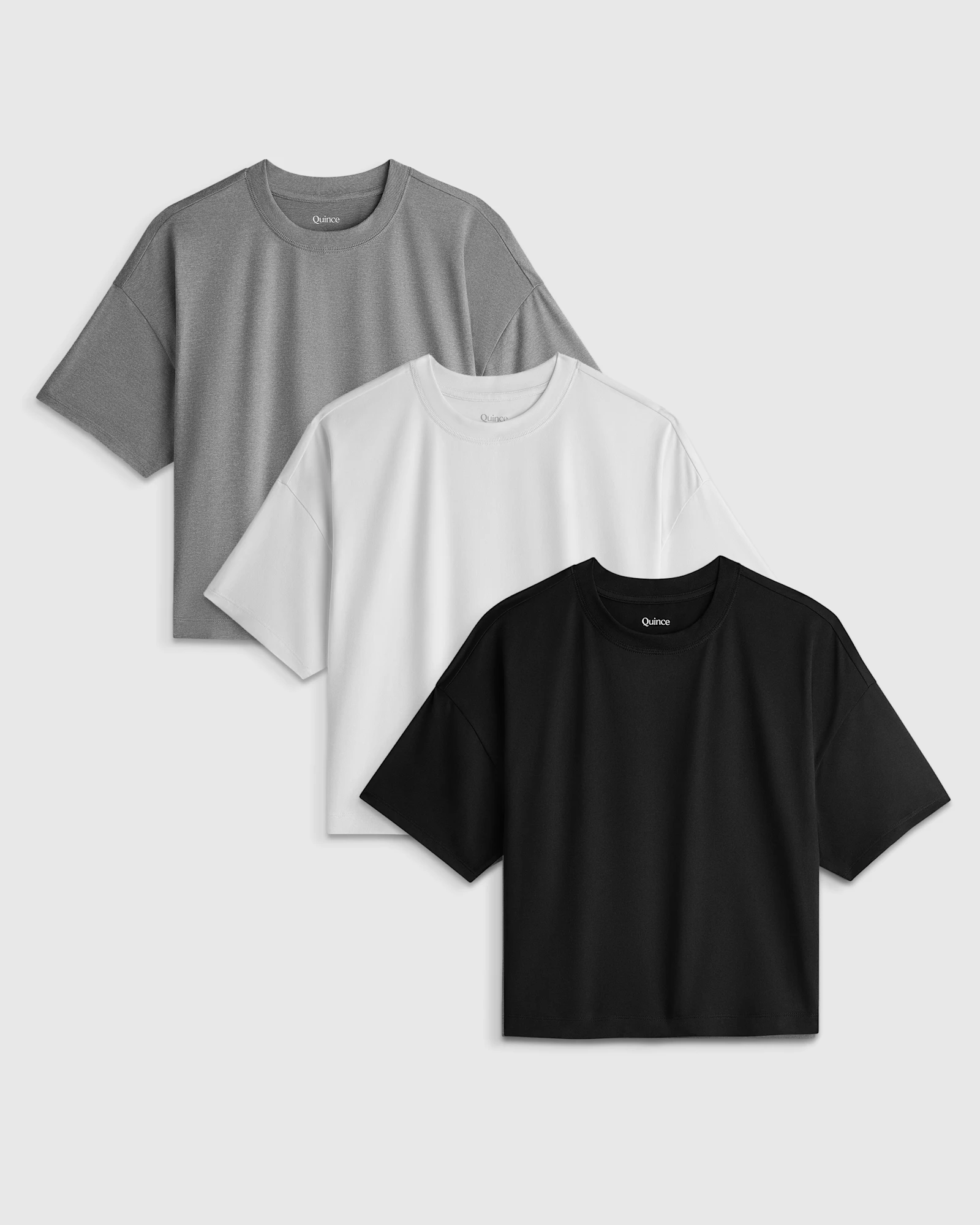 Women's Flowknit Breeze Boxy Cropped Tee 3 Pack Bundle