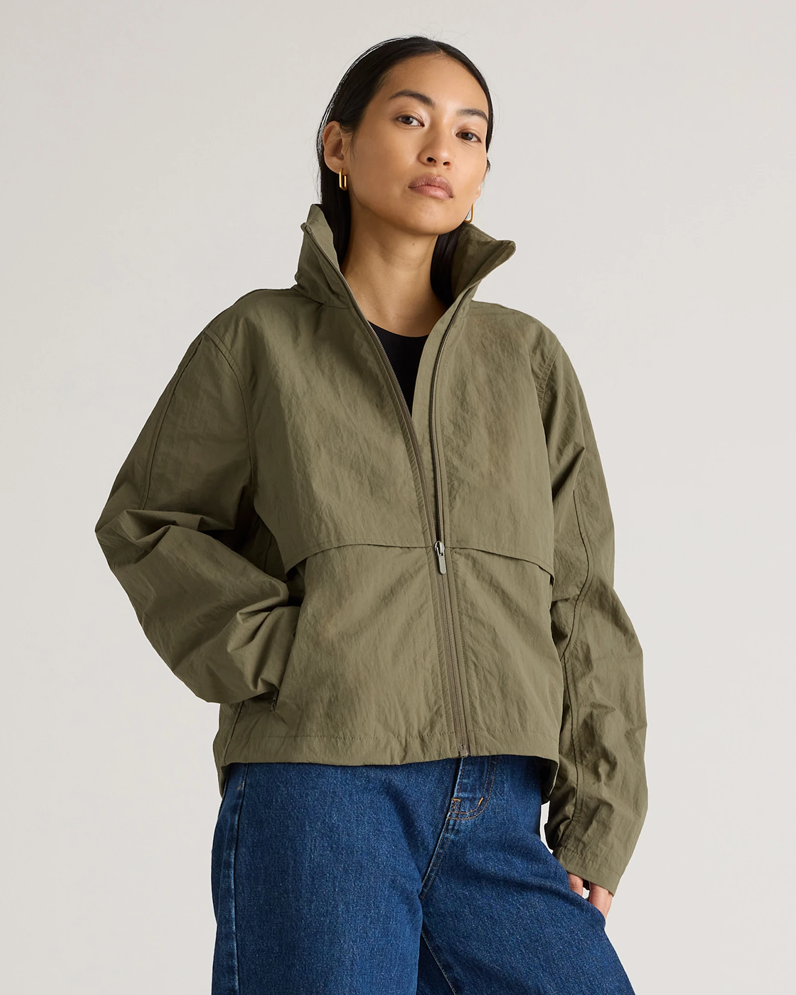 Water Repellant Windbreaker Jacket