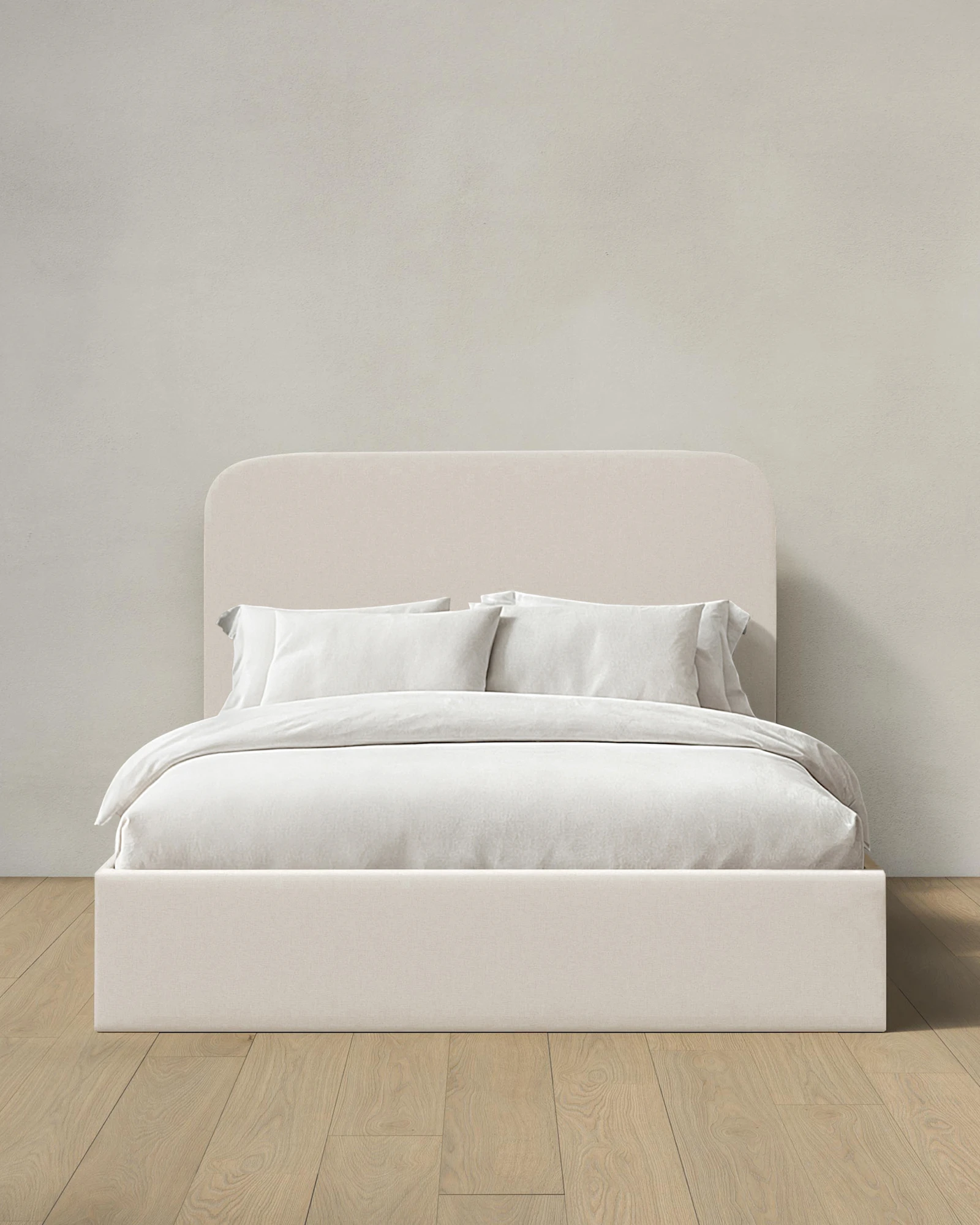 Performance Linen Blend Curved Bed 48"