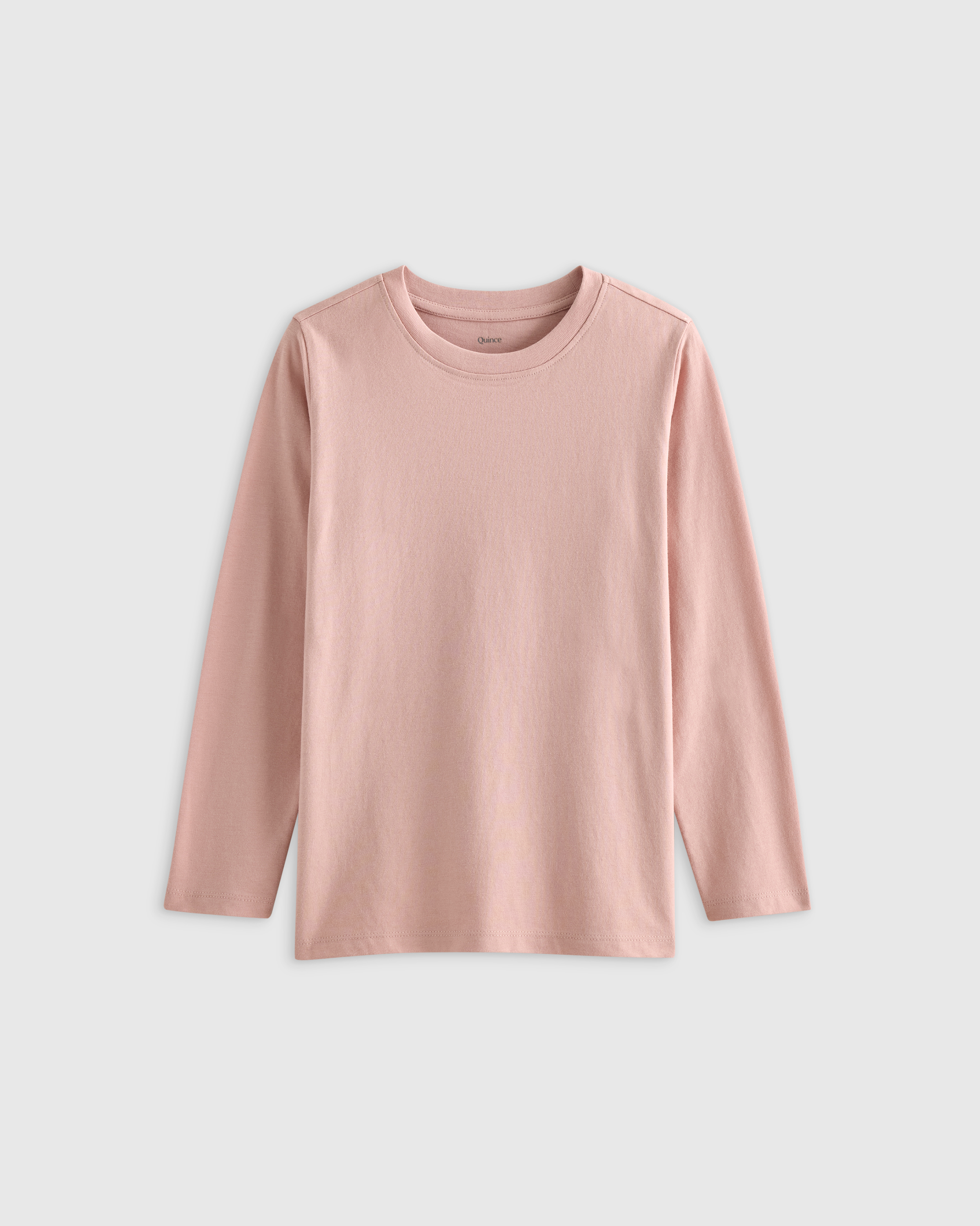 Pink Rose T-shirt à manches longues en jersey 100 % coton biologique 