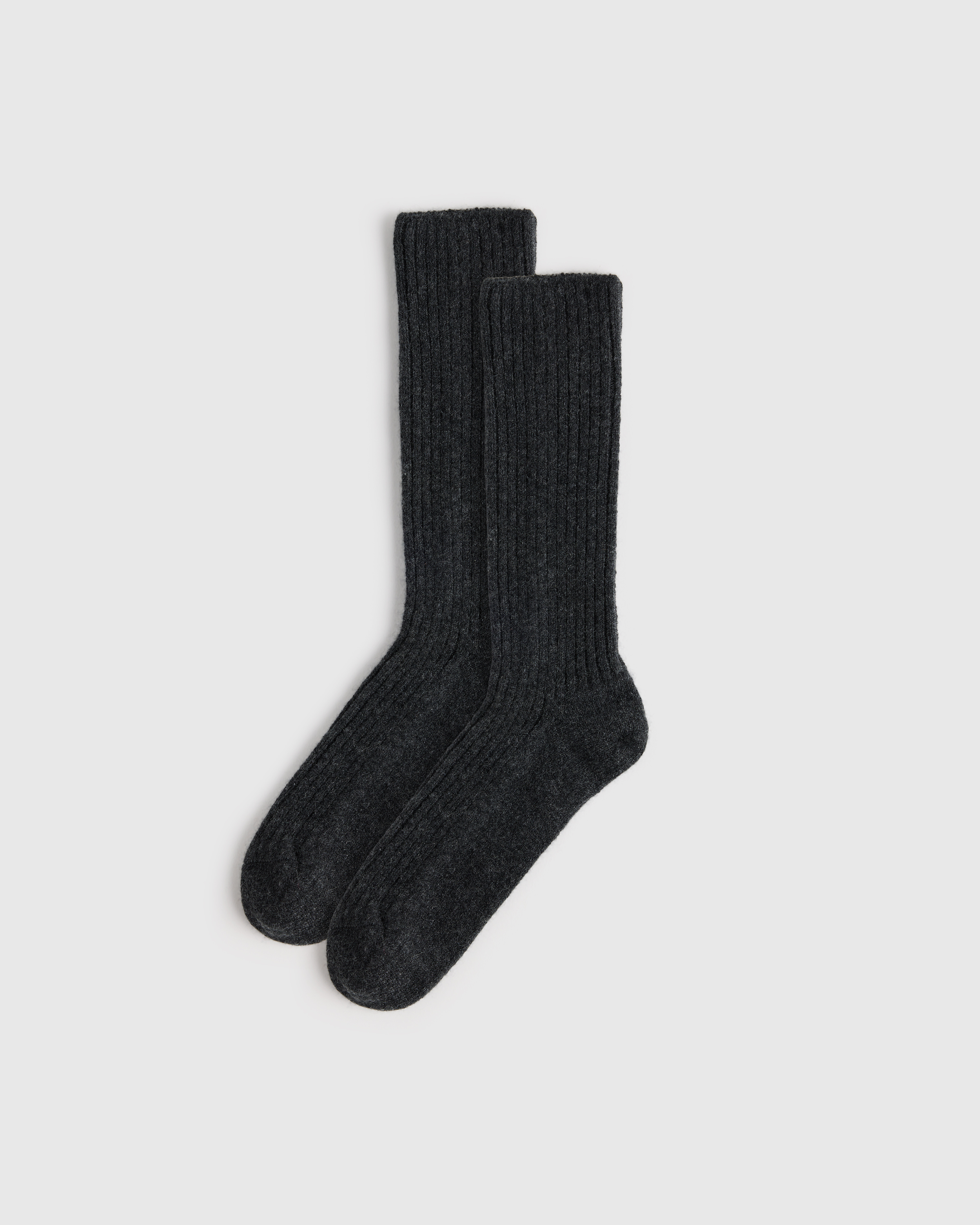 Charcoal Cashmere Trouser Sock