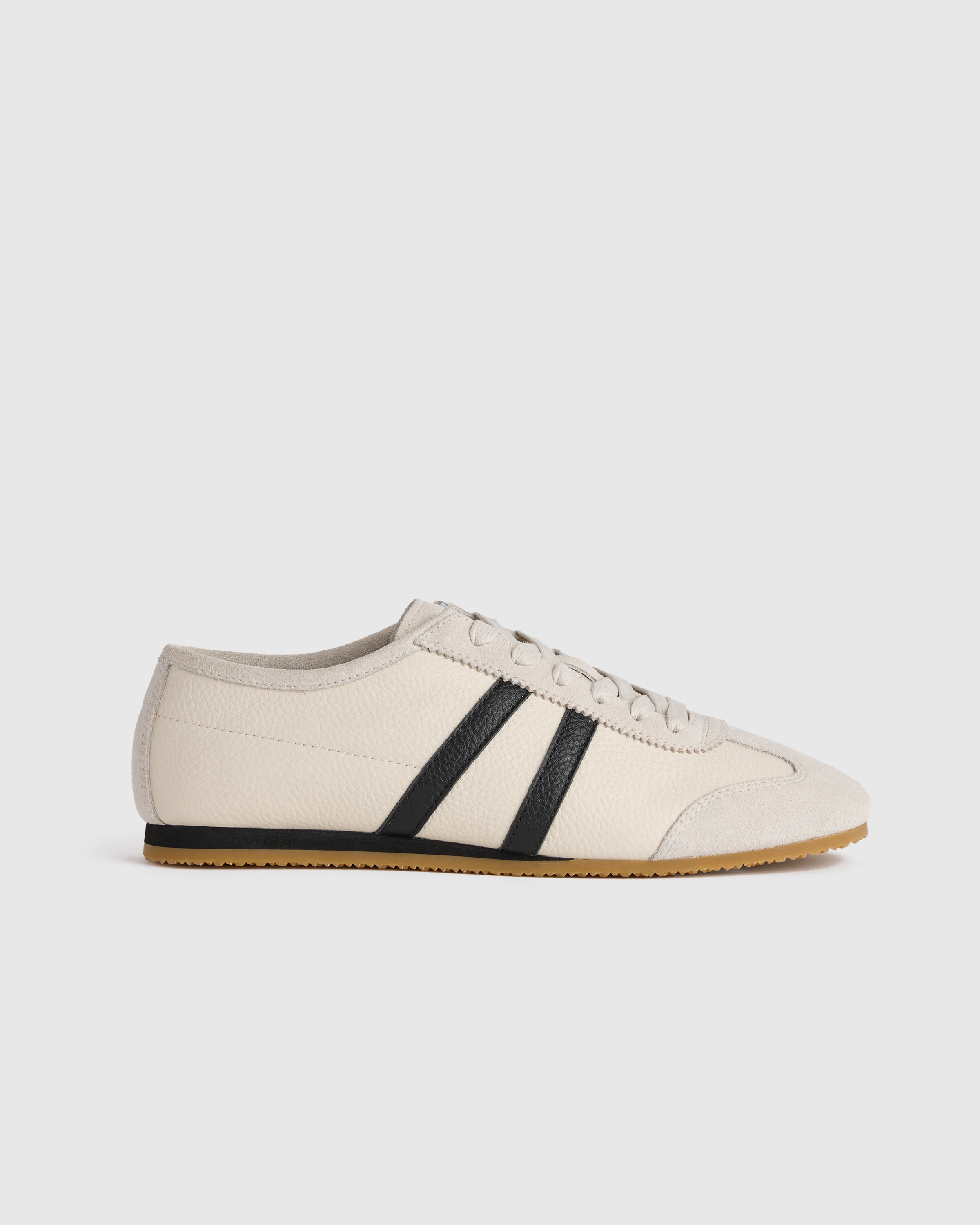 Birch Italian Leather & Suede Low Profile Sneaker