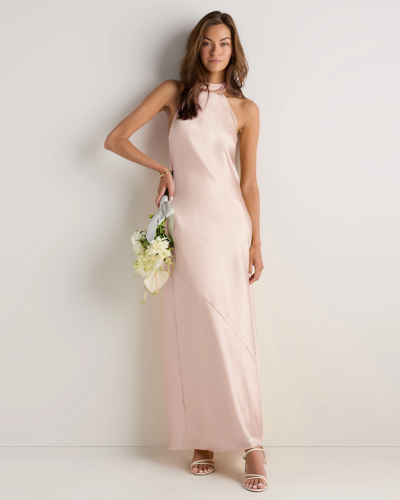 modest prom dress A-line Satin Applique Pink Evening Dress PSK065 US2 / Custom Color Color:As Photo（Burgundy） Lady Black Tie - Looking for Prom Dresses collection_gift_guide