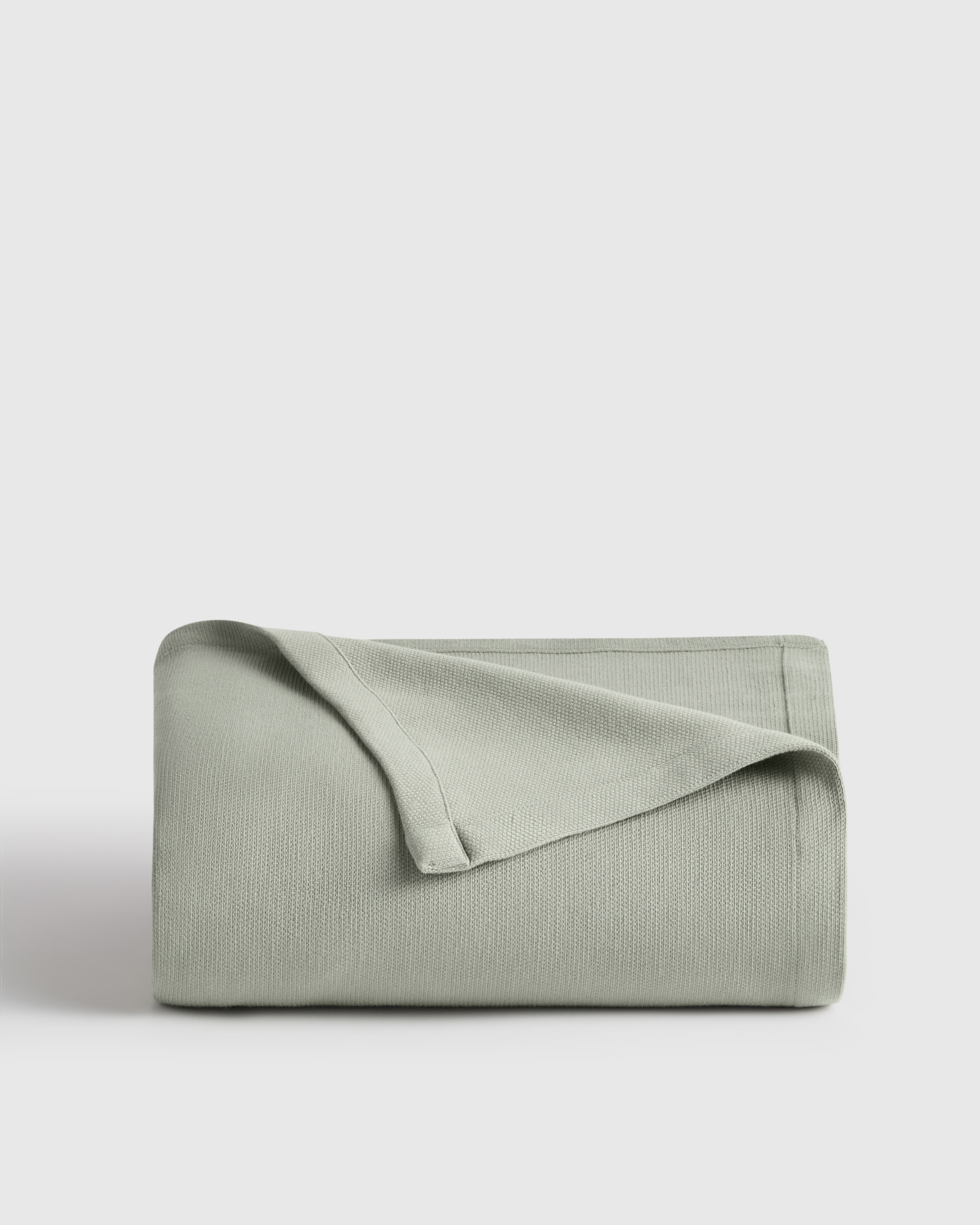 Dried Sage Luxury Organic Cotton Bed Blanket