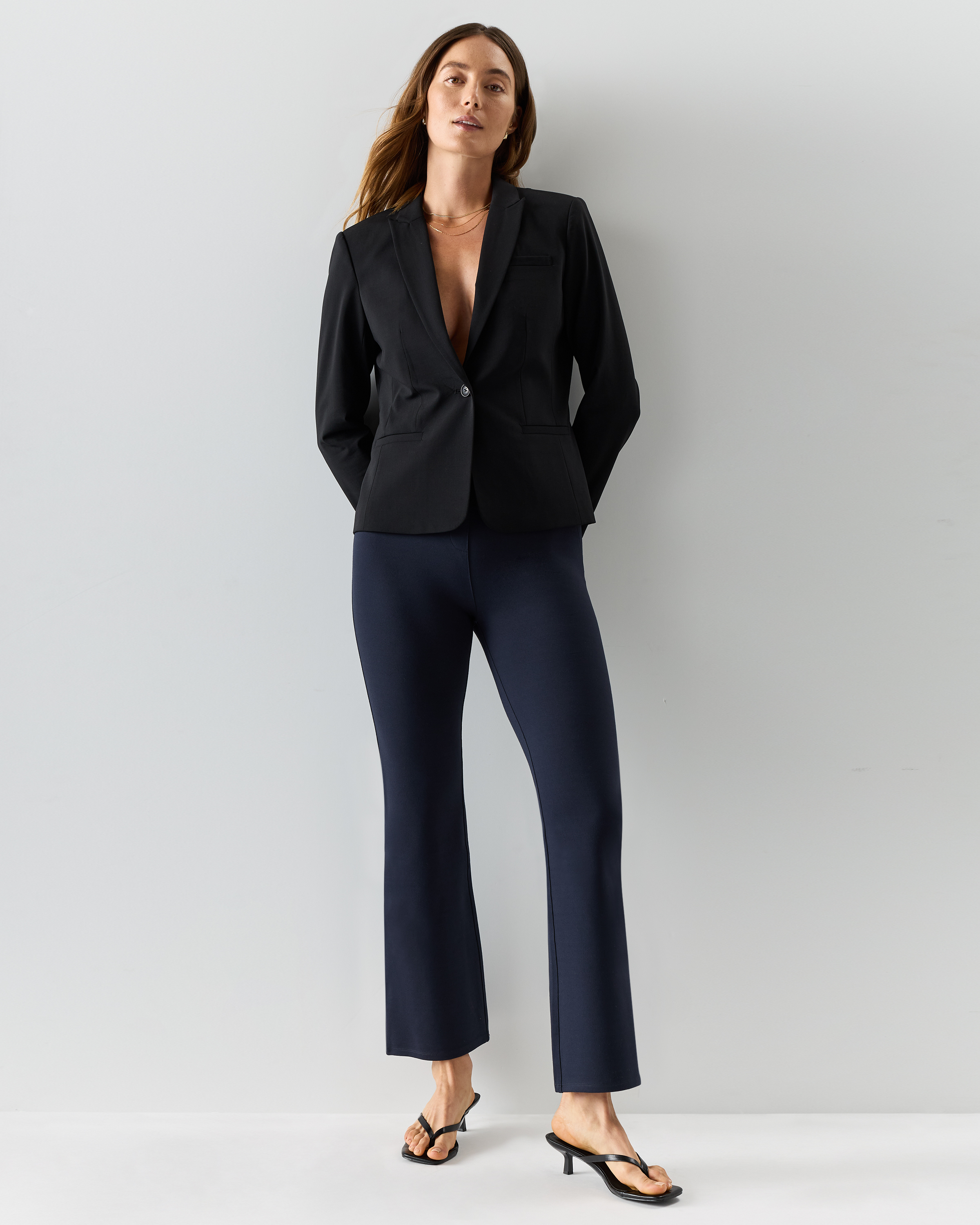 Ultra-Stretch Ponte Bootcut Pants - 32