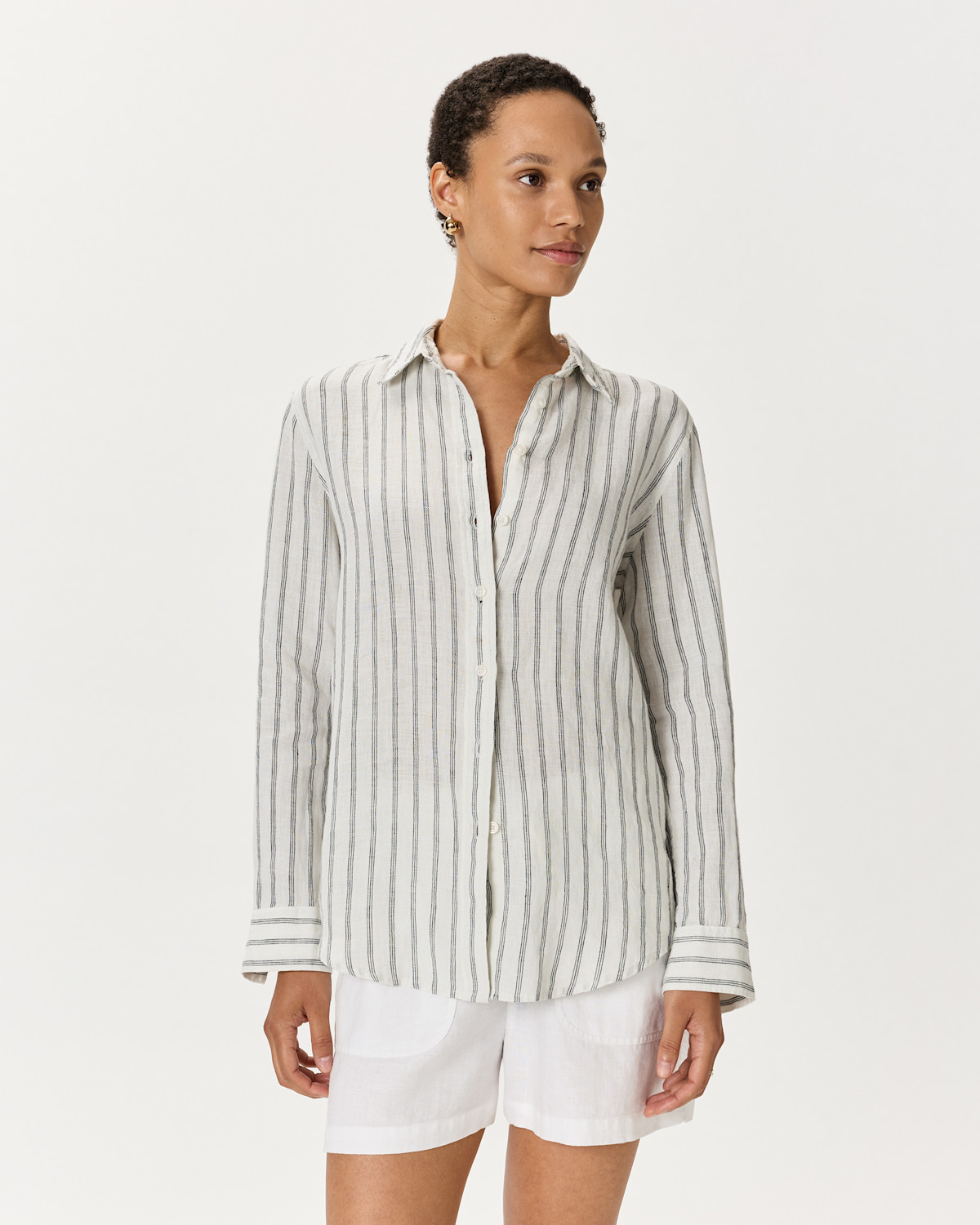 100% European Linen Shirt | Quince in Oatmeal