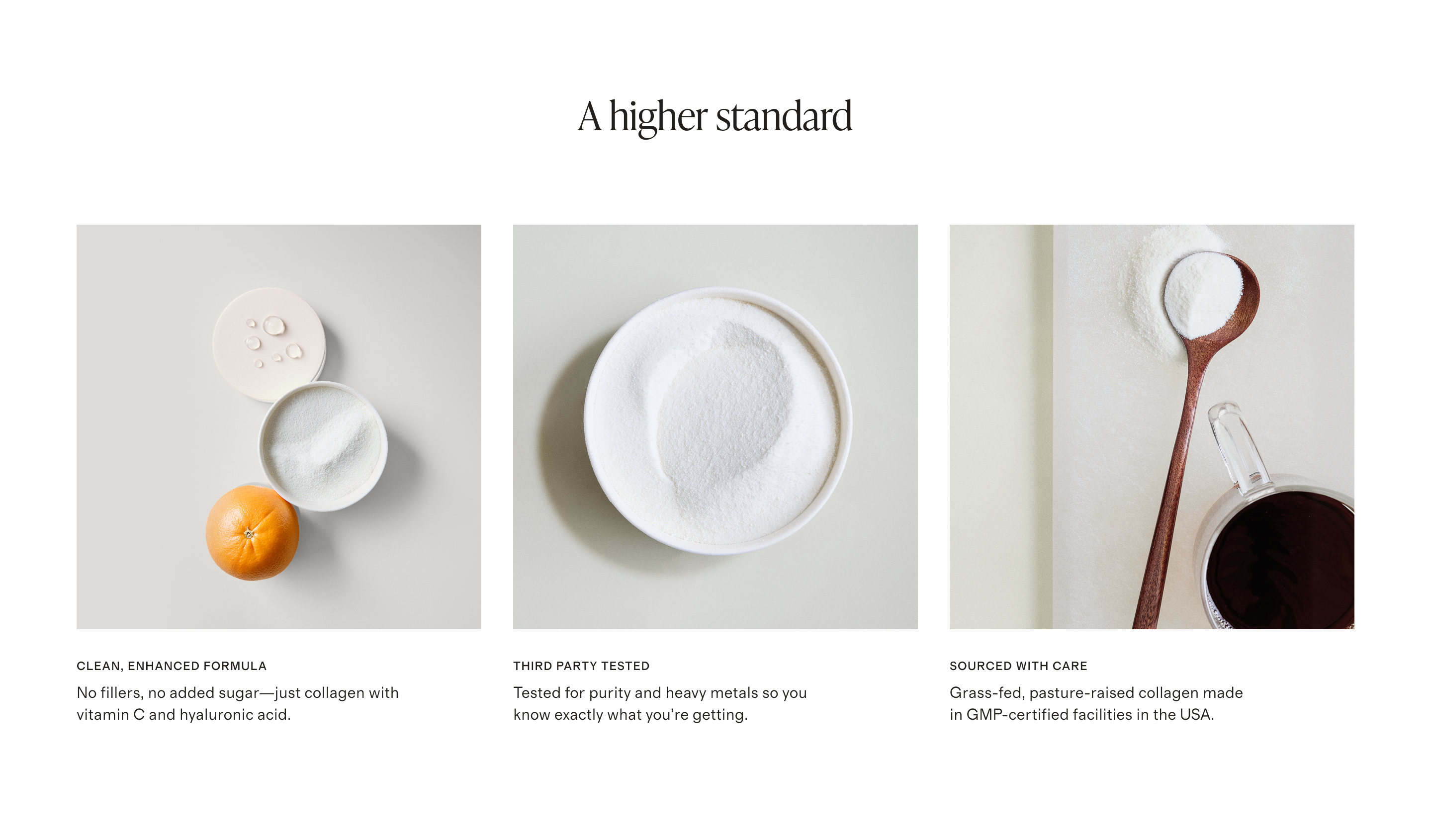 Desktop Collagen LP Ingredients