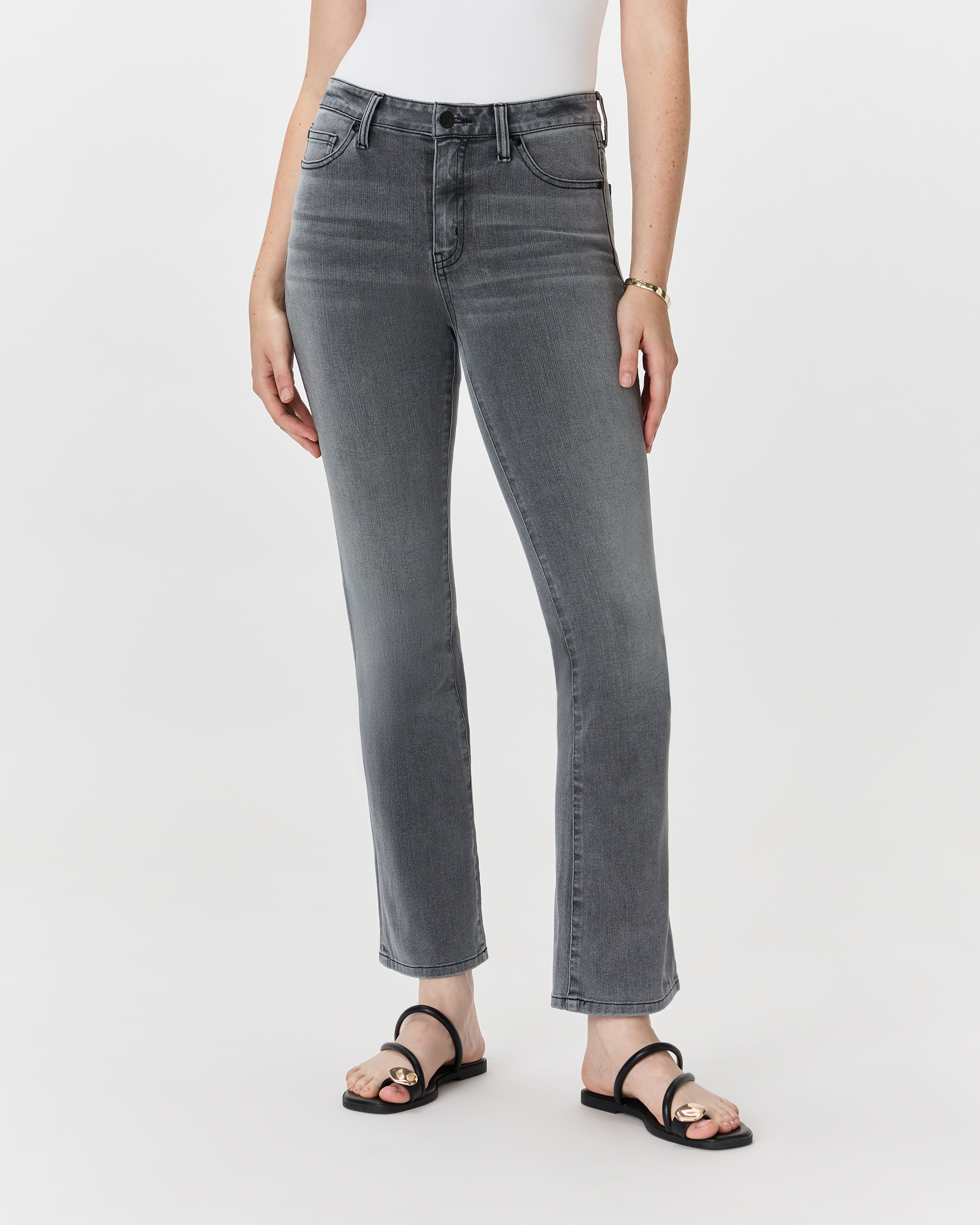 Greyed Out Bella Stretch Straight Jeans