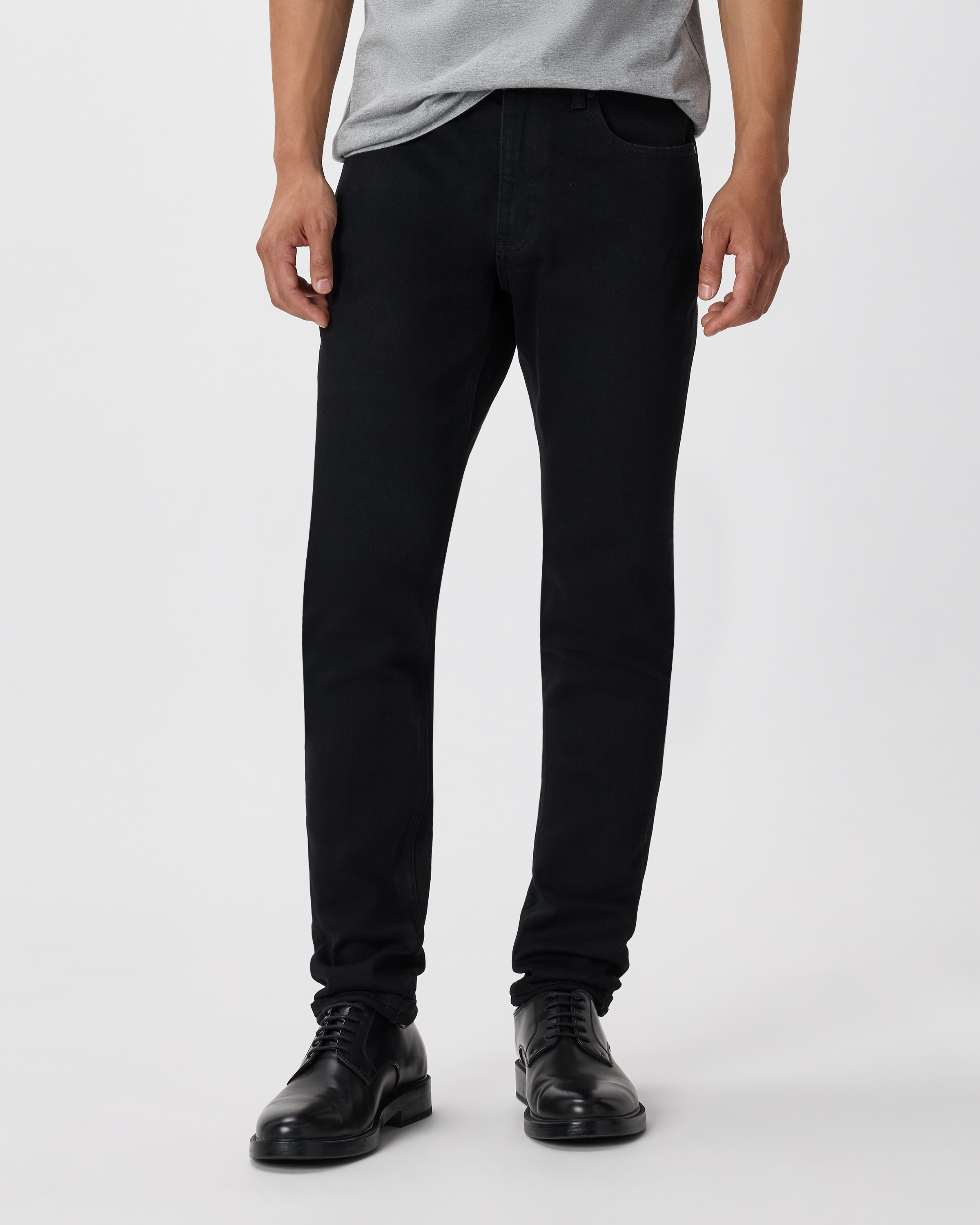 Quince Men's Warren Stretch Skinny Jeans In Black