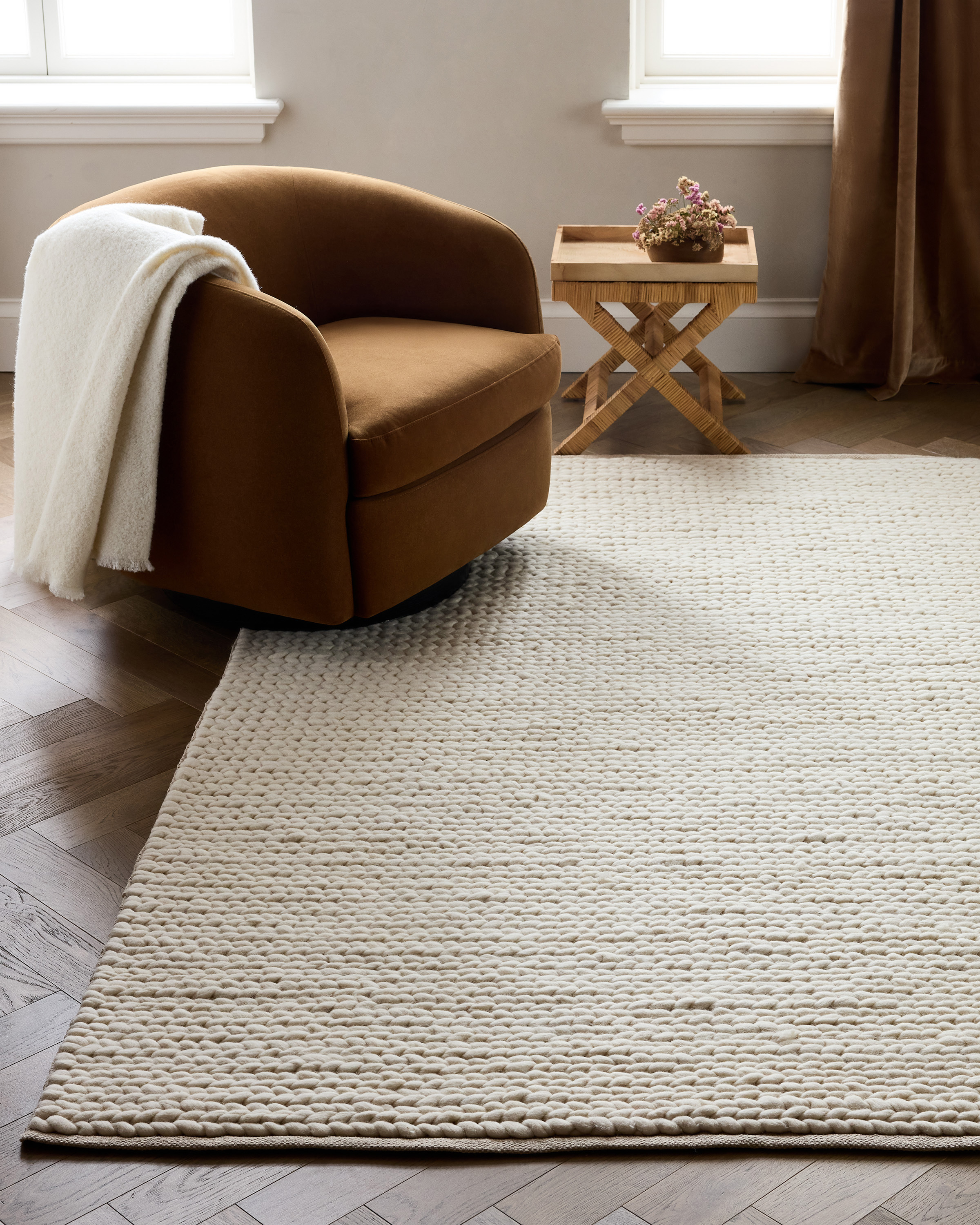 Quince Chunky Hand Braided Wool Rug
