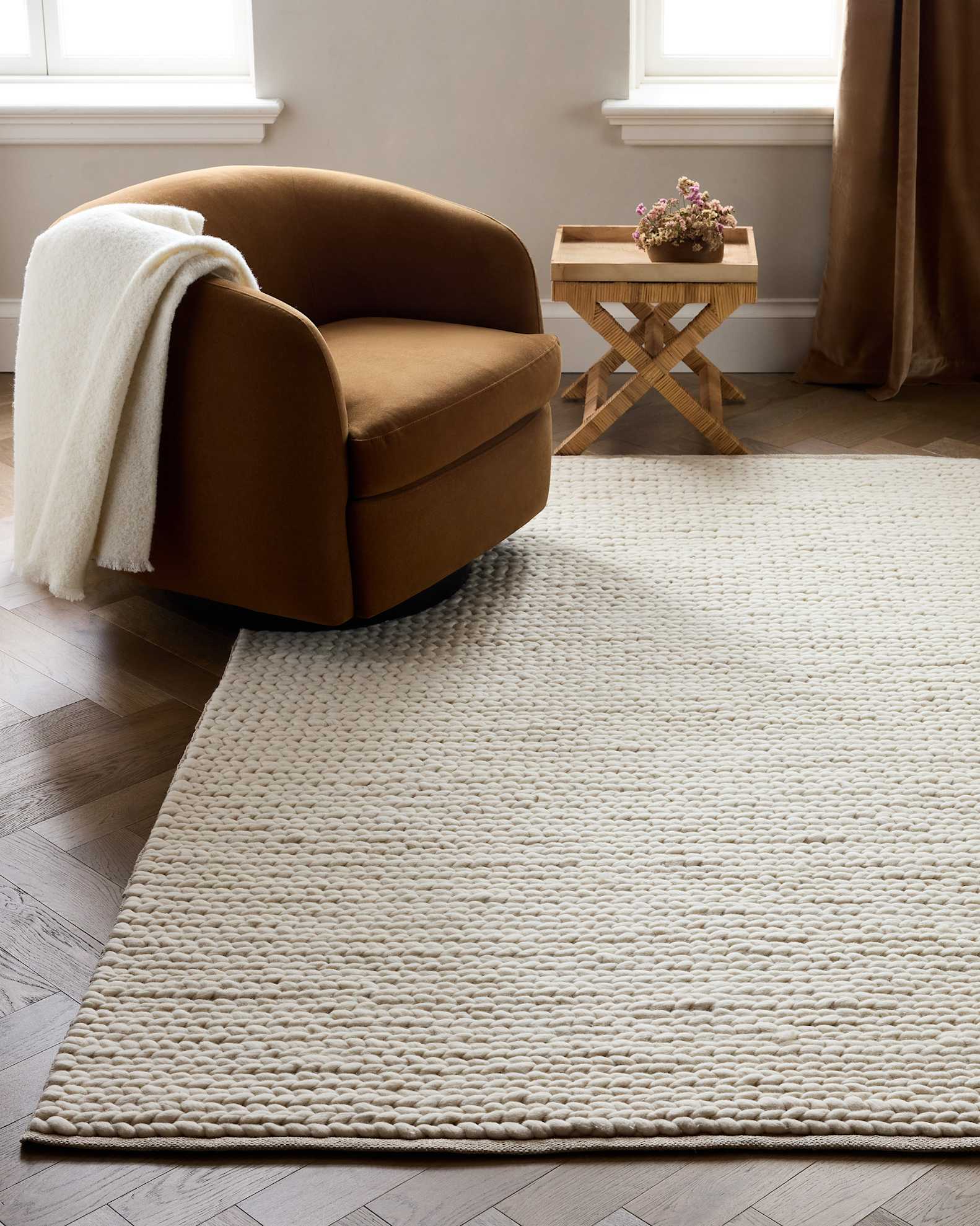 Quince Chunky Hand Braided Wool Rug