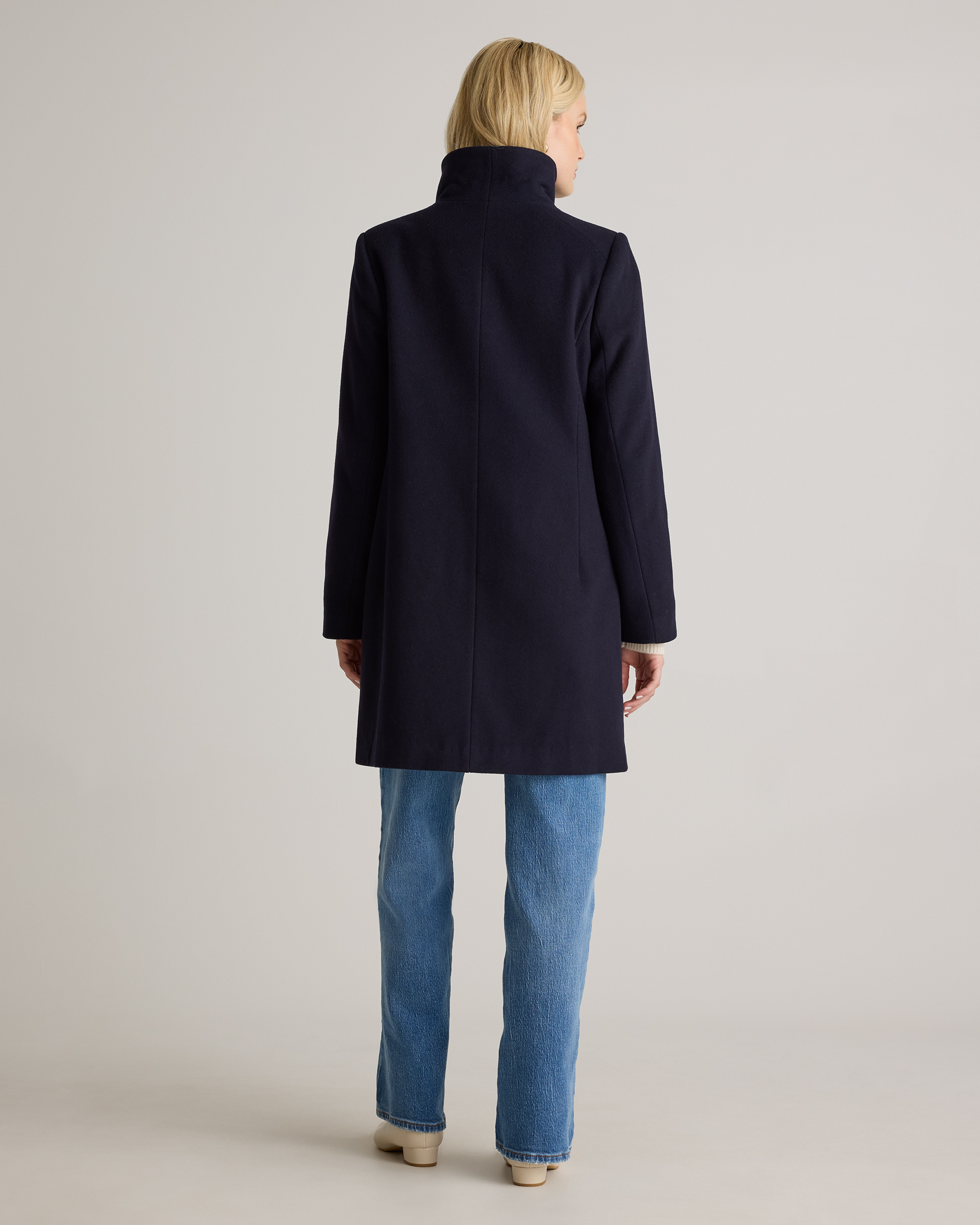 Italian Wool Cocoon Coat