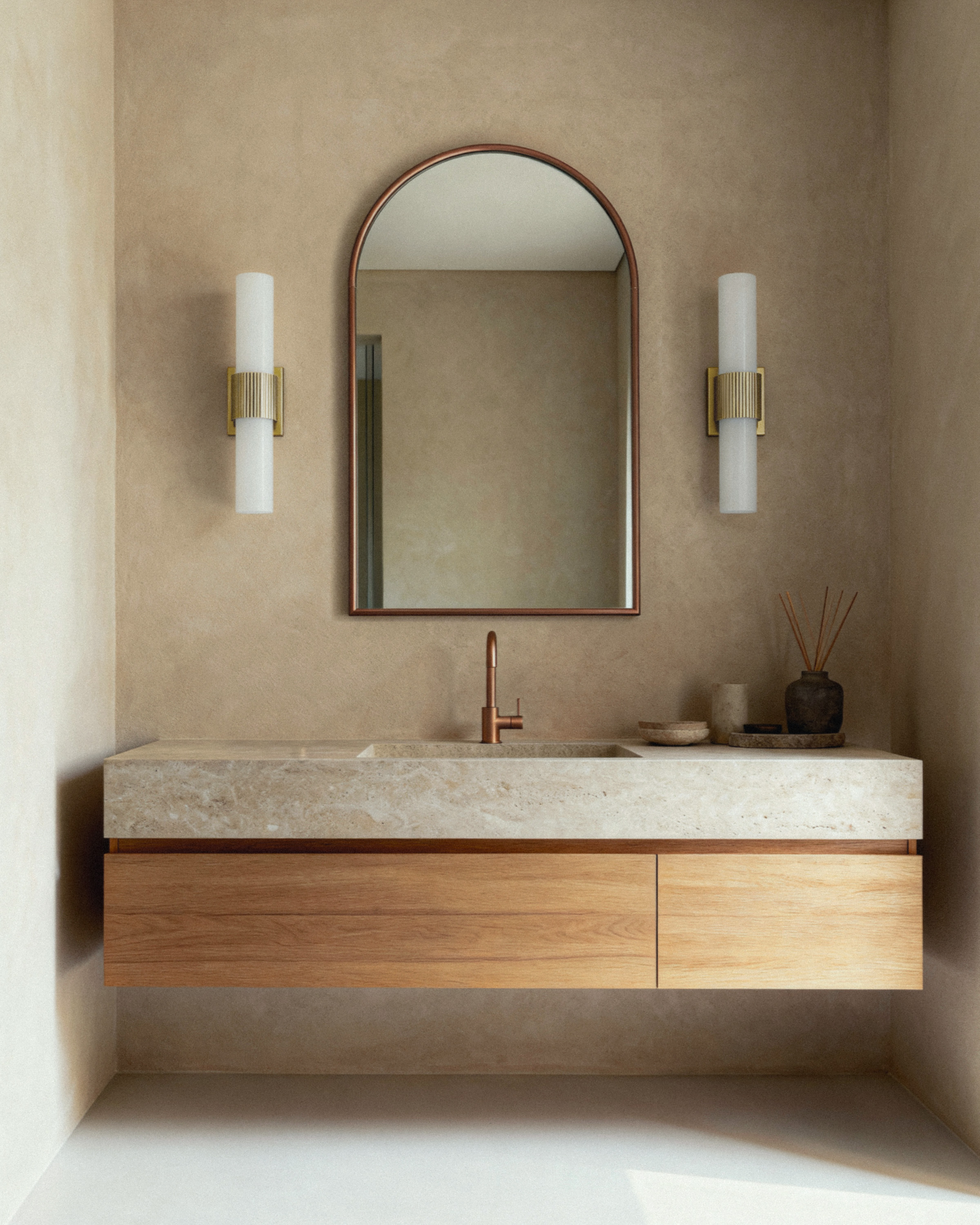 bathroom off