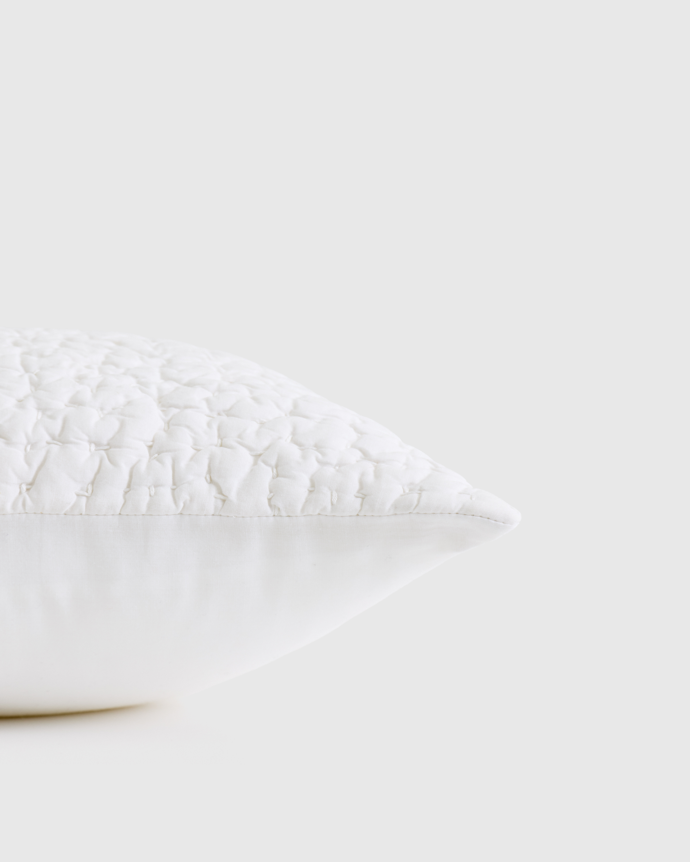 Organic Cotton Hand Stitched Pillow Cover - Thumbnail 5