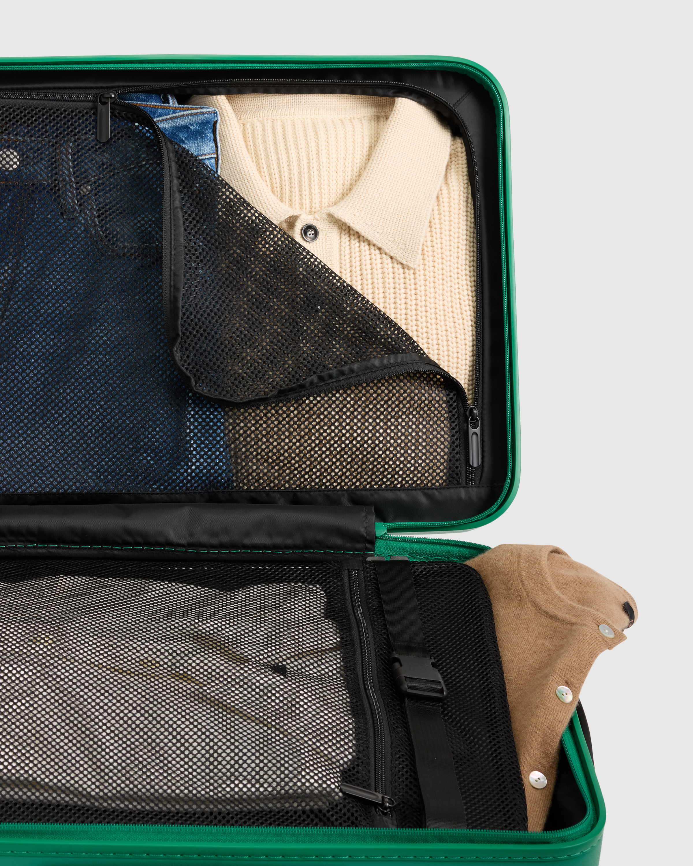 Carry-On Suitcase in Emerald Jungle