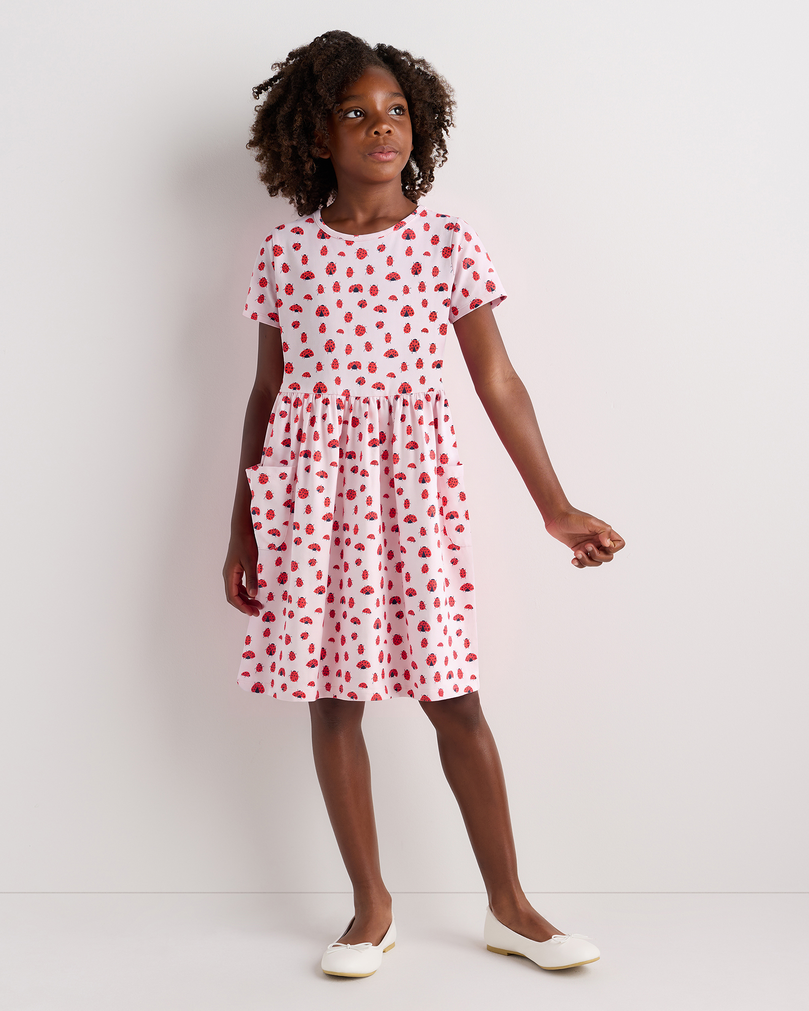 Organic Cotton Fit and Flare Pocket Dress