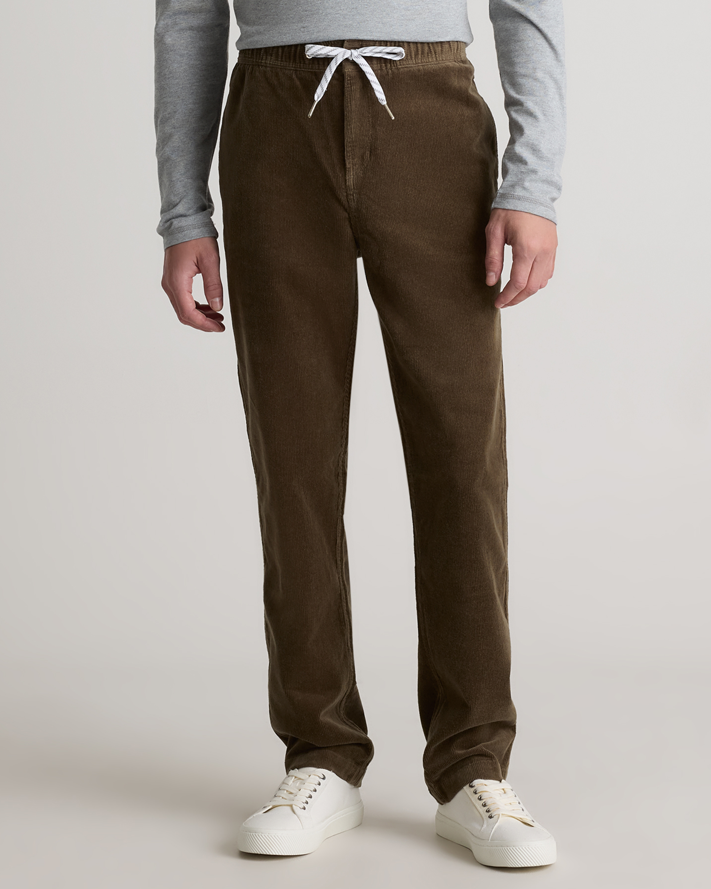 Seaweed Organic Stretch Corduroy Drawstring Trousers