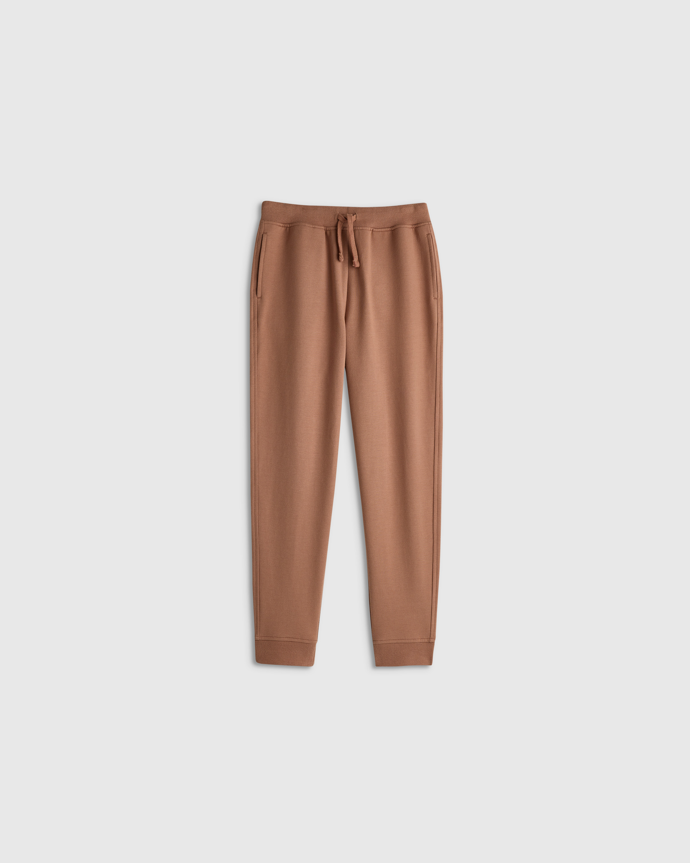 Tan Earth Organic Cotton French Terry Joggers 