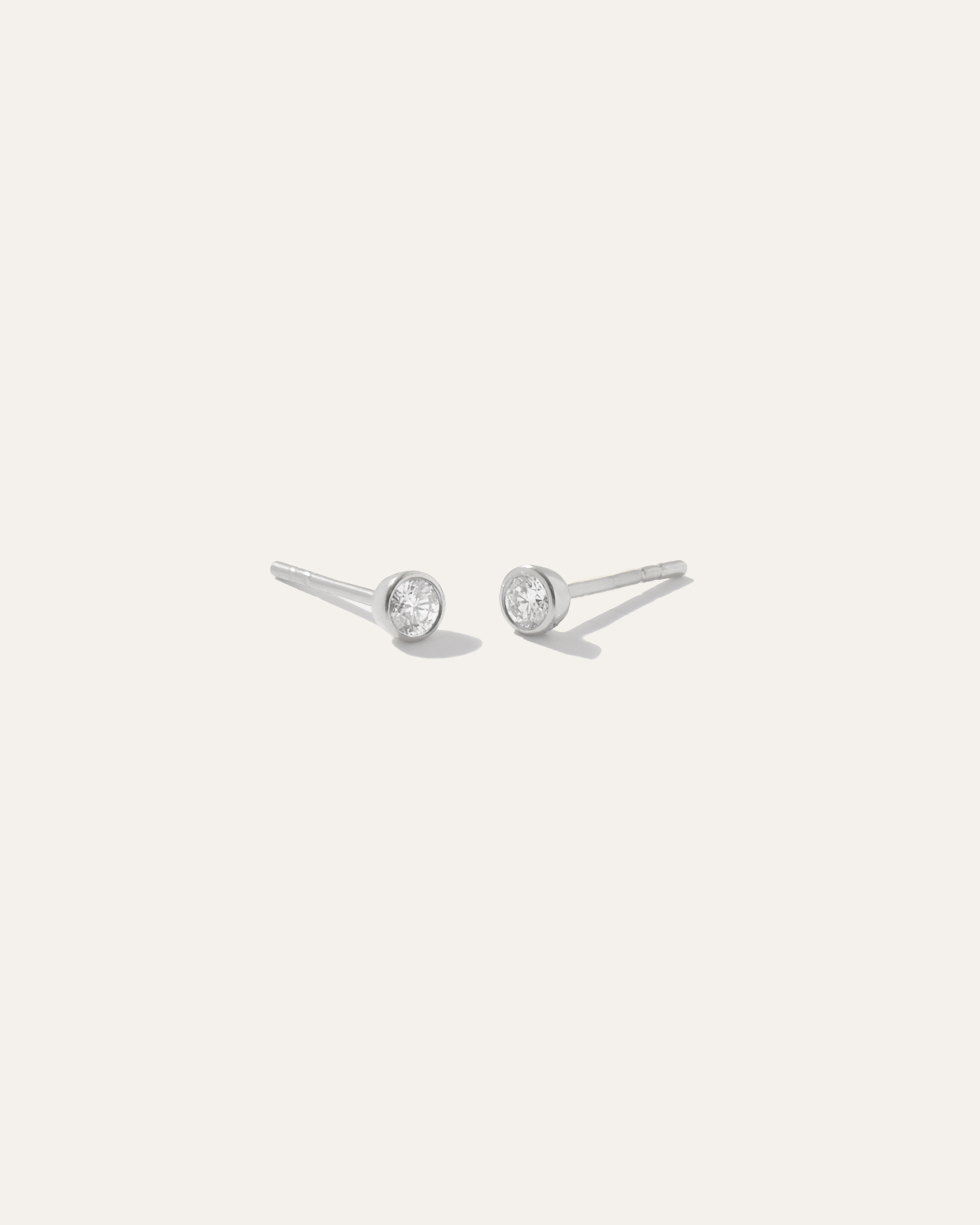 Diamond Bezel Studs
