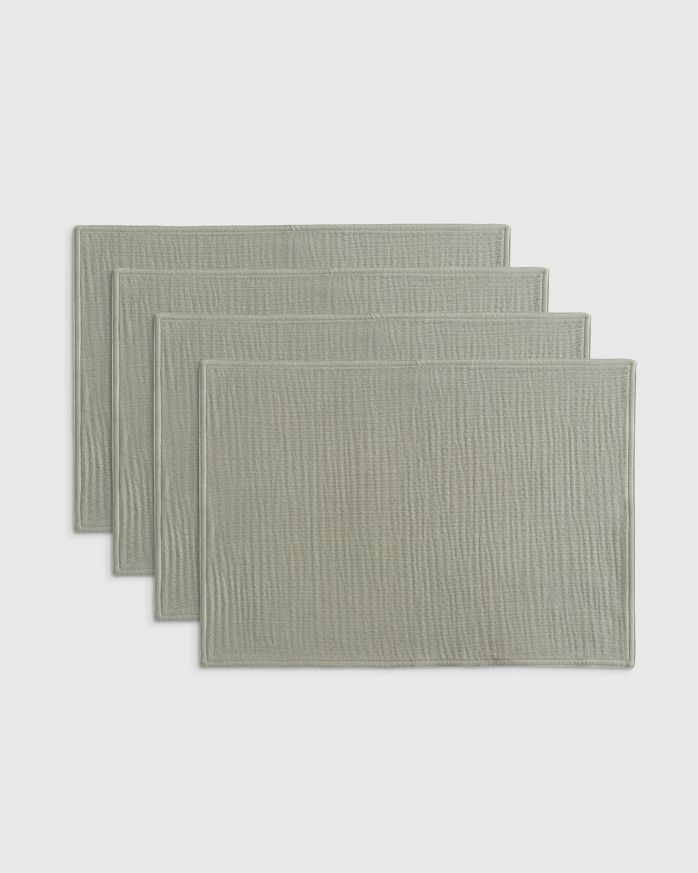 Dried Sage Organic Airy Gauze Placemats