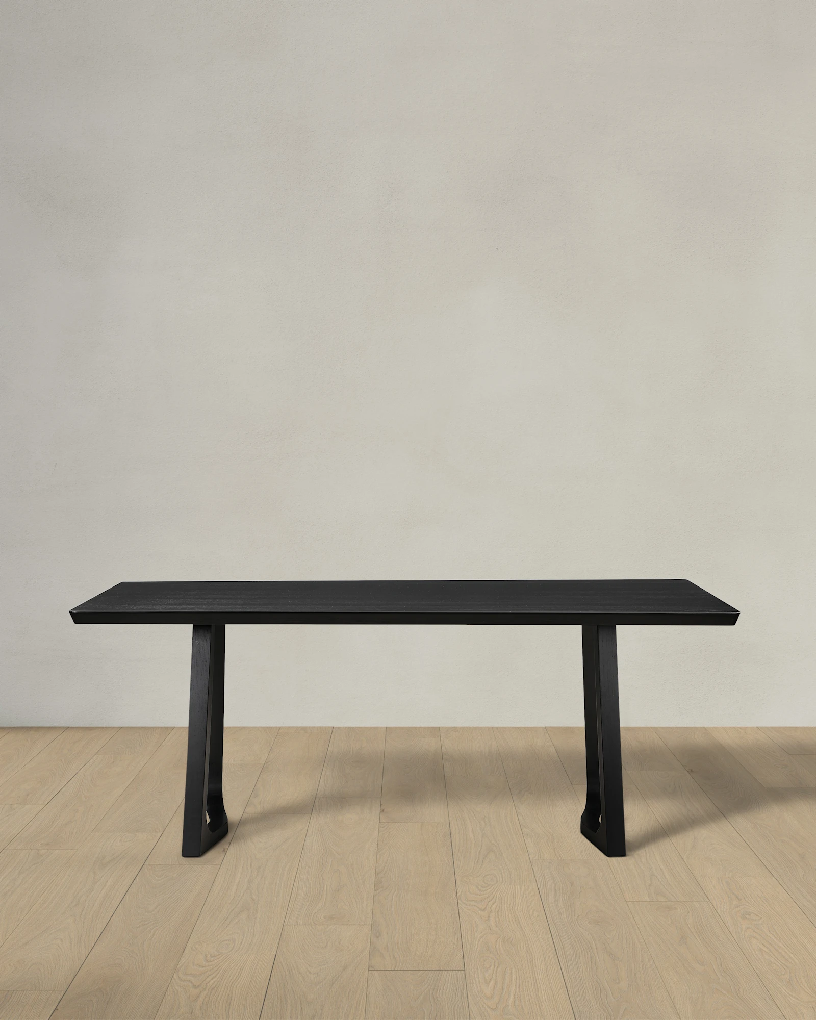 Solid Wood Midcentury Dining Table