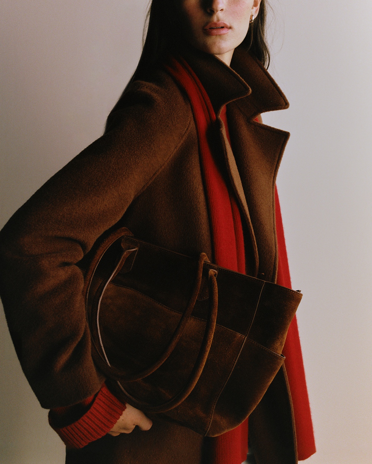 Hudson Suede Tote