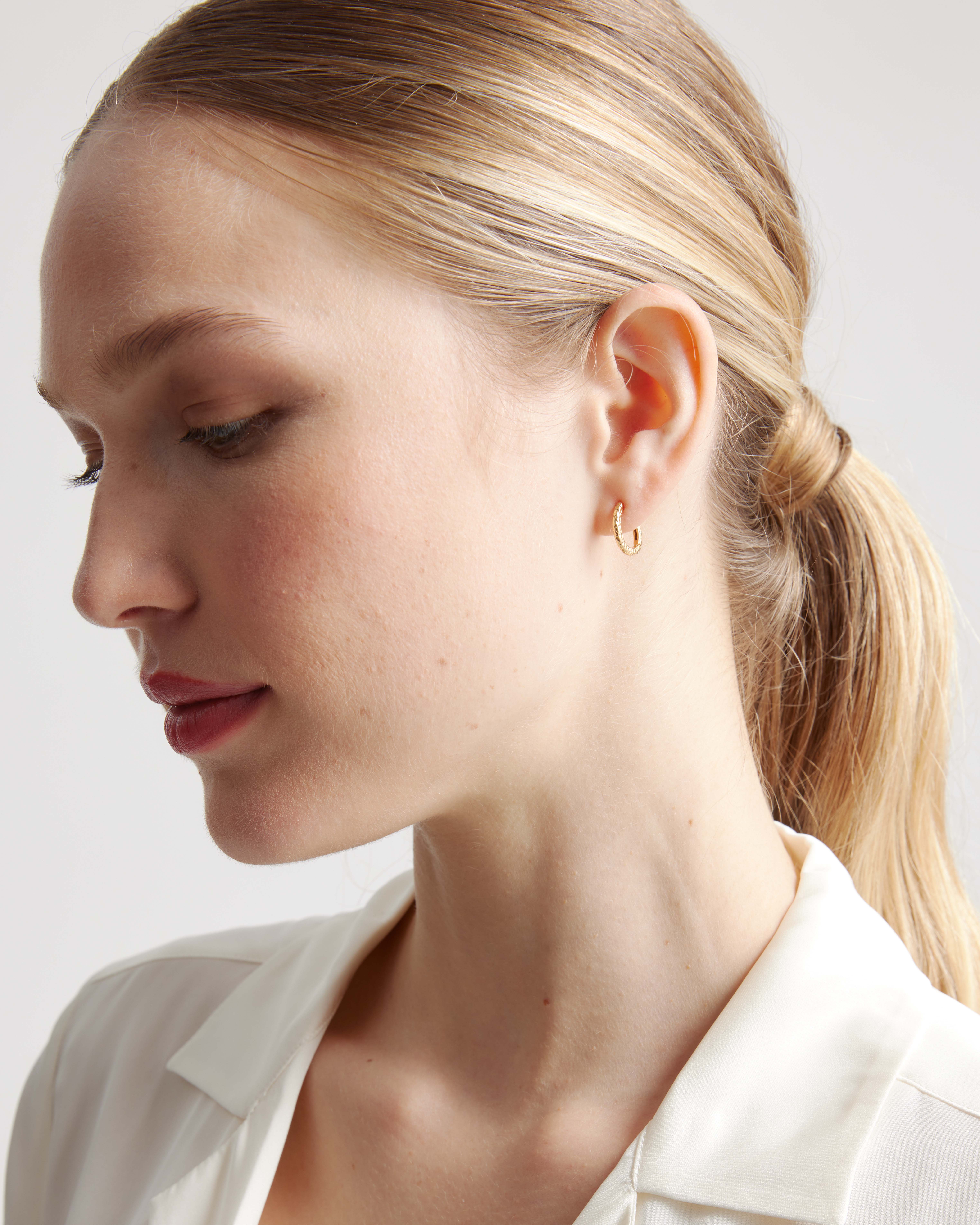 14K Gold Everyday Hoops