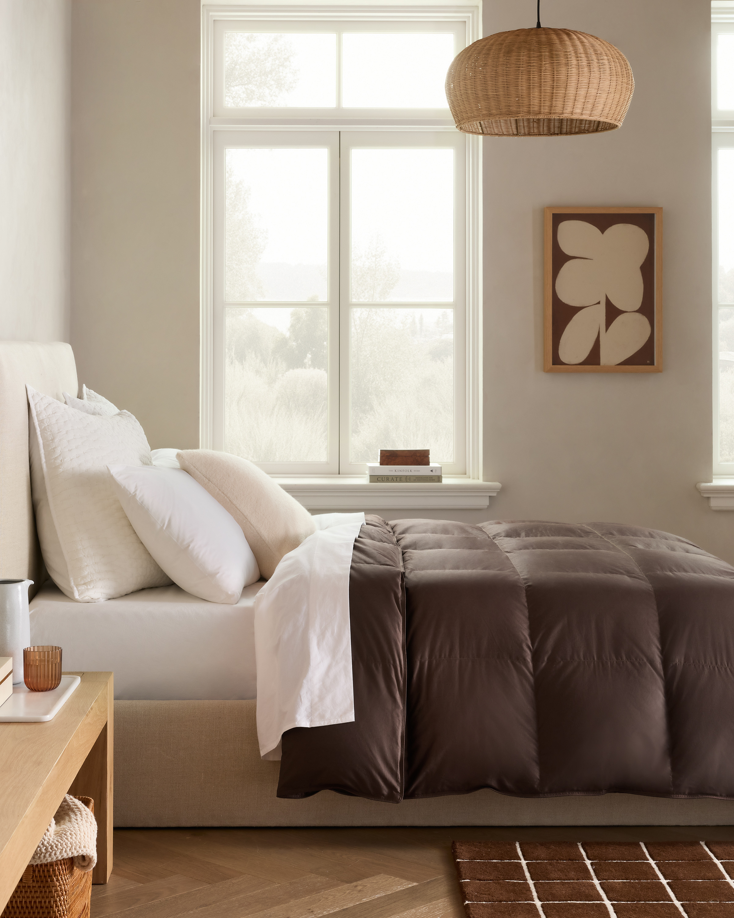Espresso Premium Sateen Down Alternative Comforter