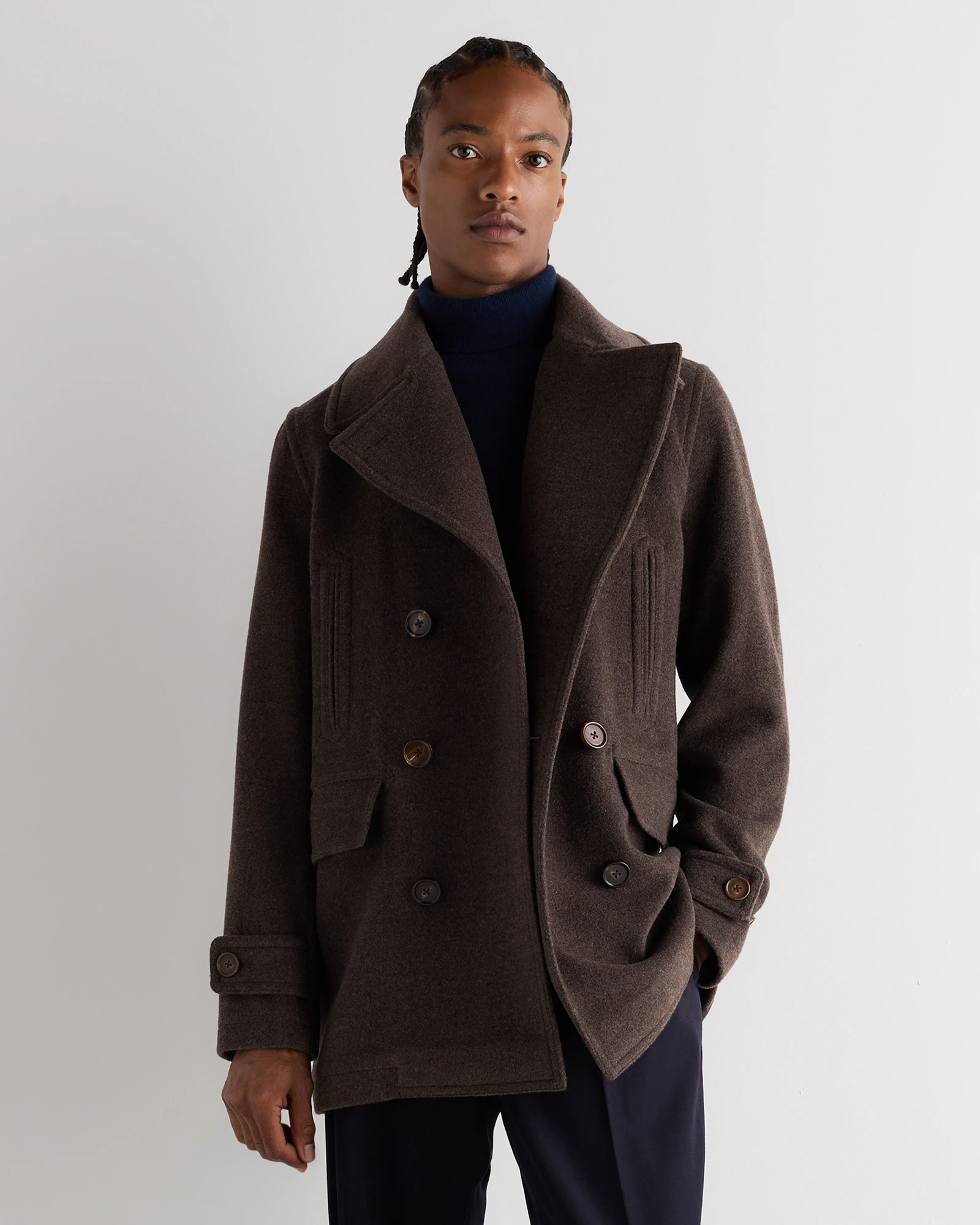 Wool Cashmere Peacoat