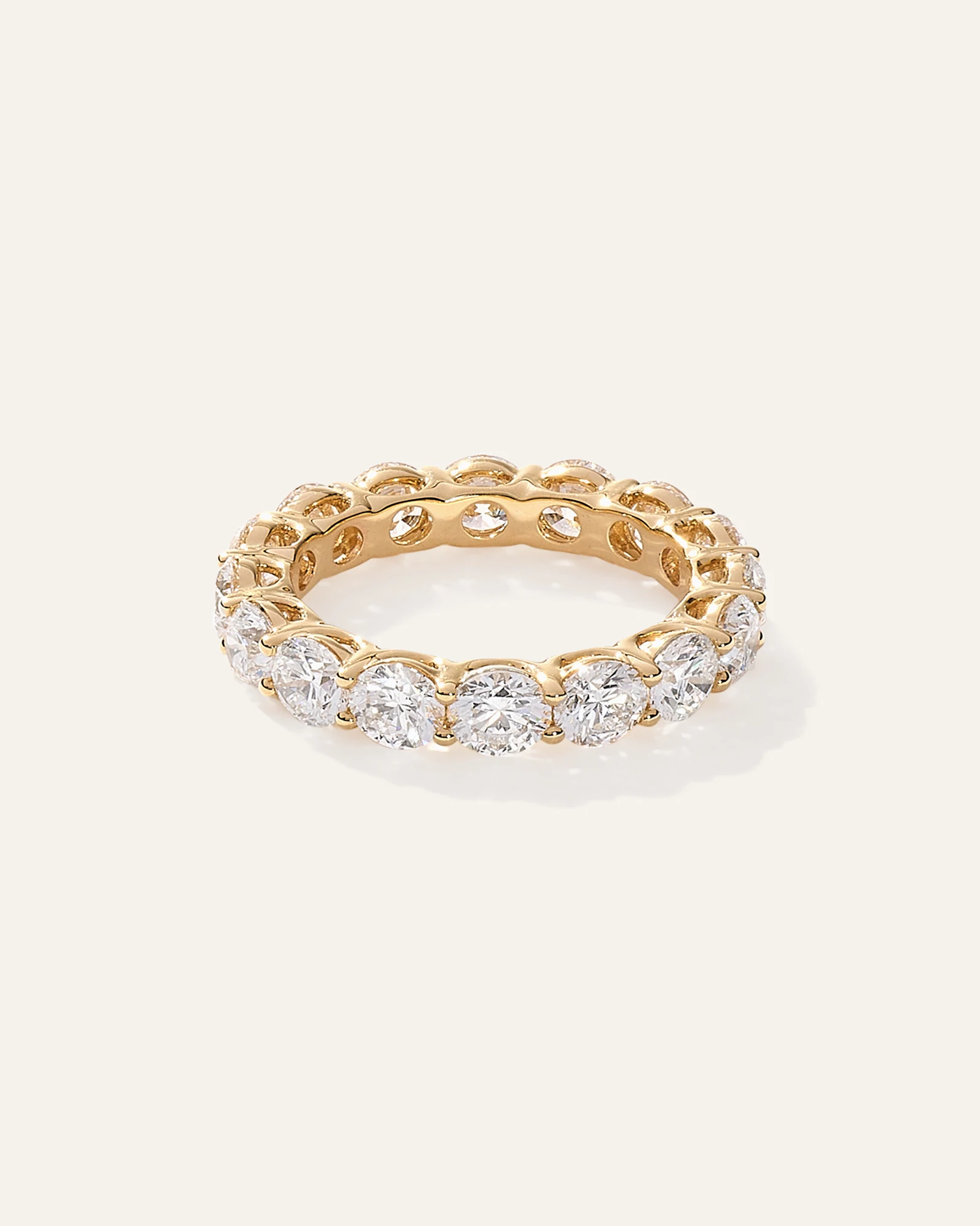 Lab Grown Diamond Round Eternity Band