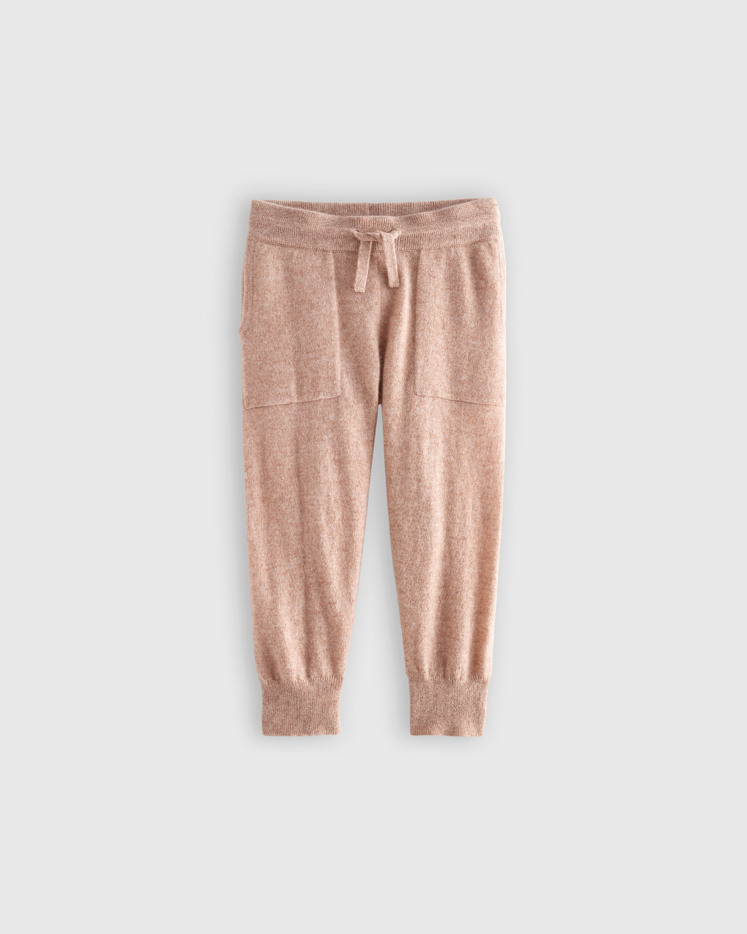 Oatmeal Washable Cashmere Jogger
