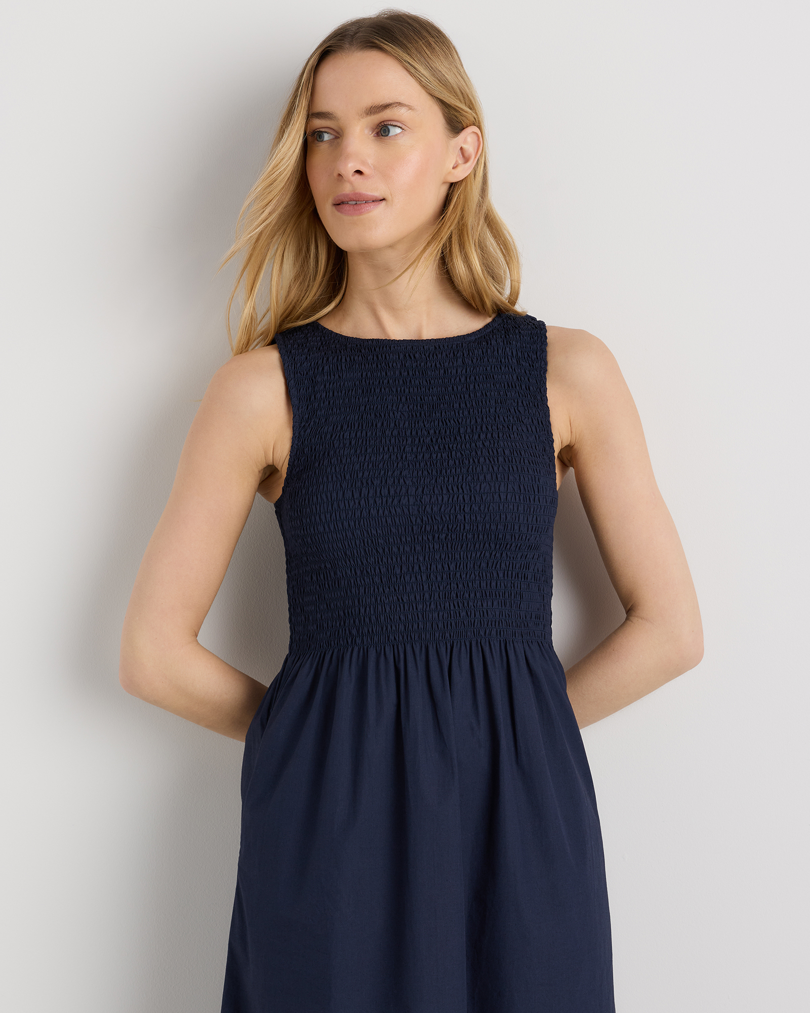cotton on boat neck dress boohoo Women's Cotton Poplin Button Through Boat Neck Mini Dress in Black | Size: 12