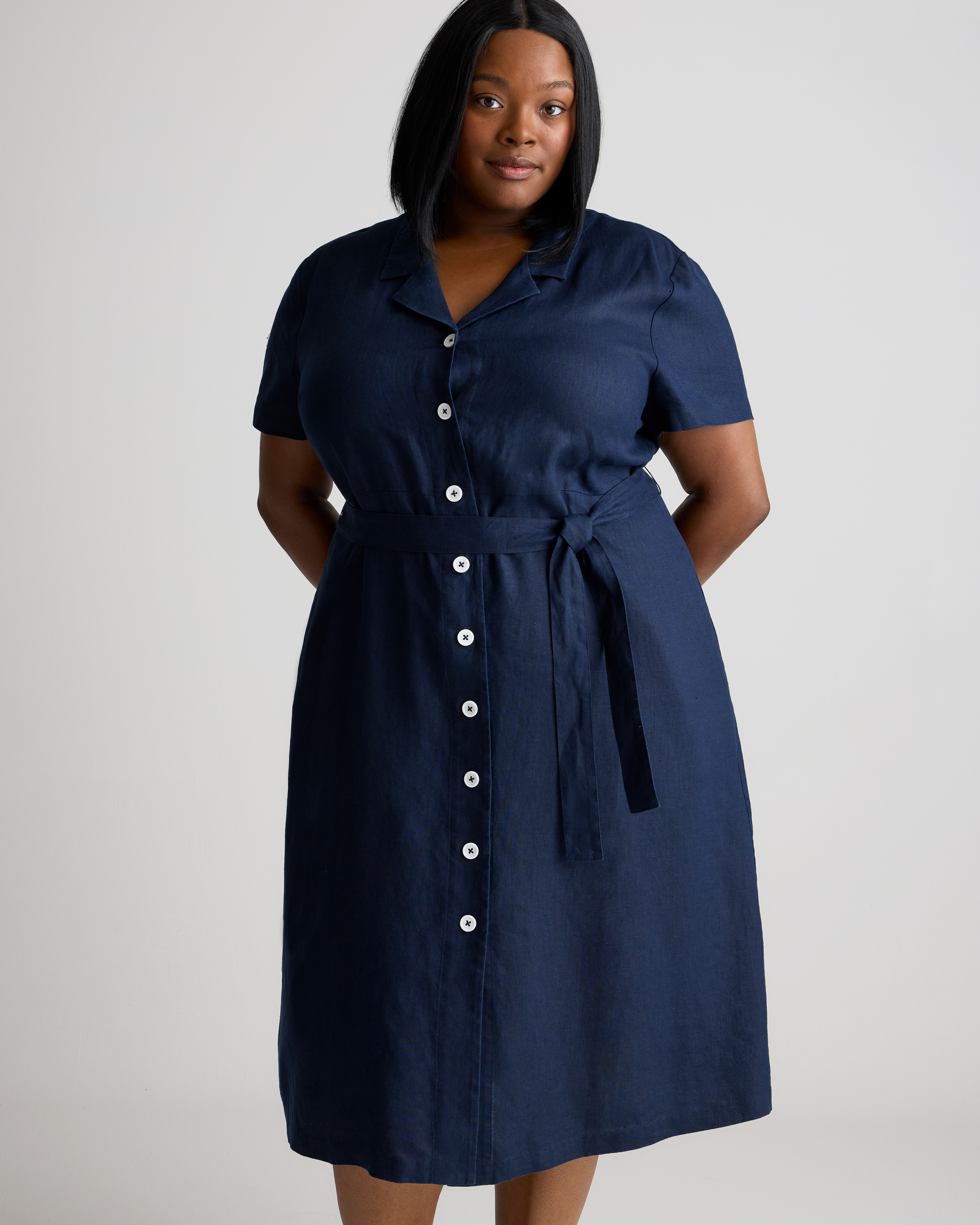 linen formal dress Louvelle Linen Maxi Dress main image 0