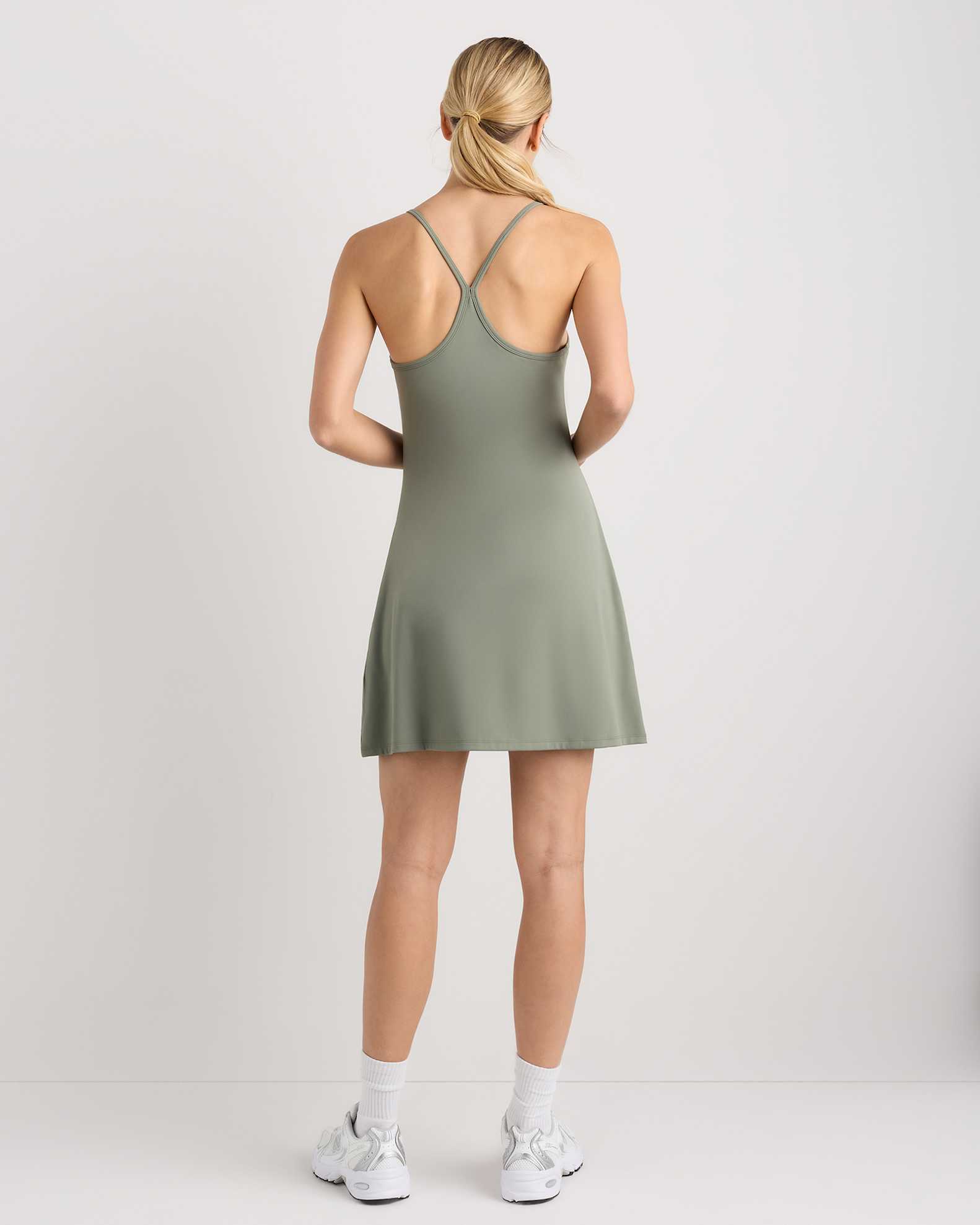 Women's Ultra-Form Active Dress in Black, Size XL, Nylon/Spandex by Quince Women's Ultra-Form Active Dress in Black, Size XL, Nylon/Spandex by Quince