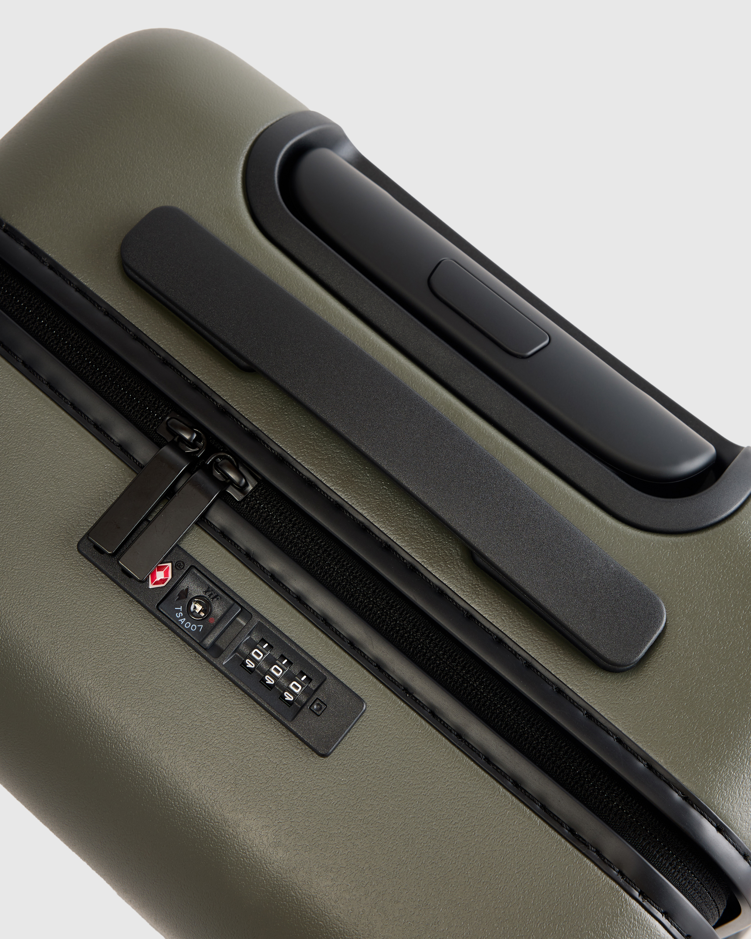 Small Carry-On Suitcase in Olive
