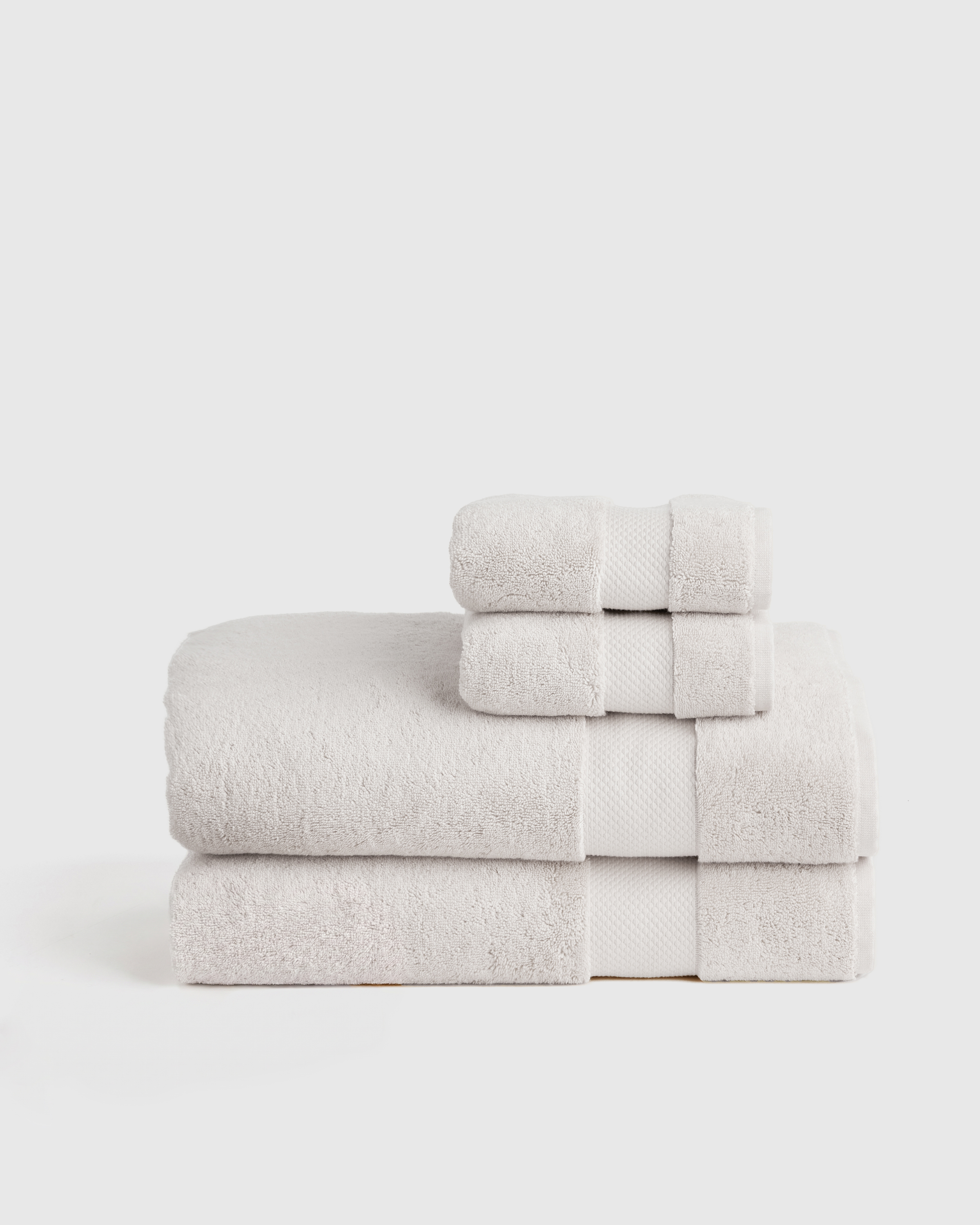 Silver Turkish Ultra Plush Bath Sheet Bundle