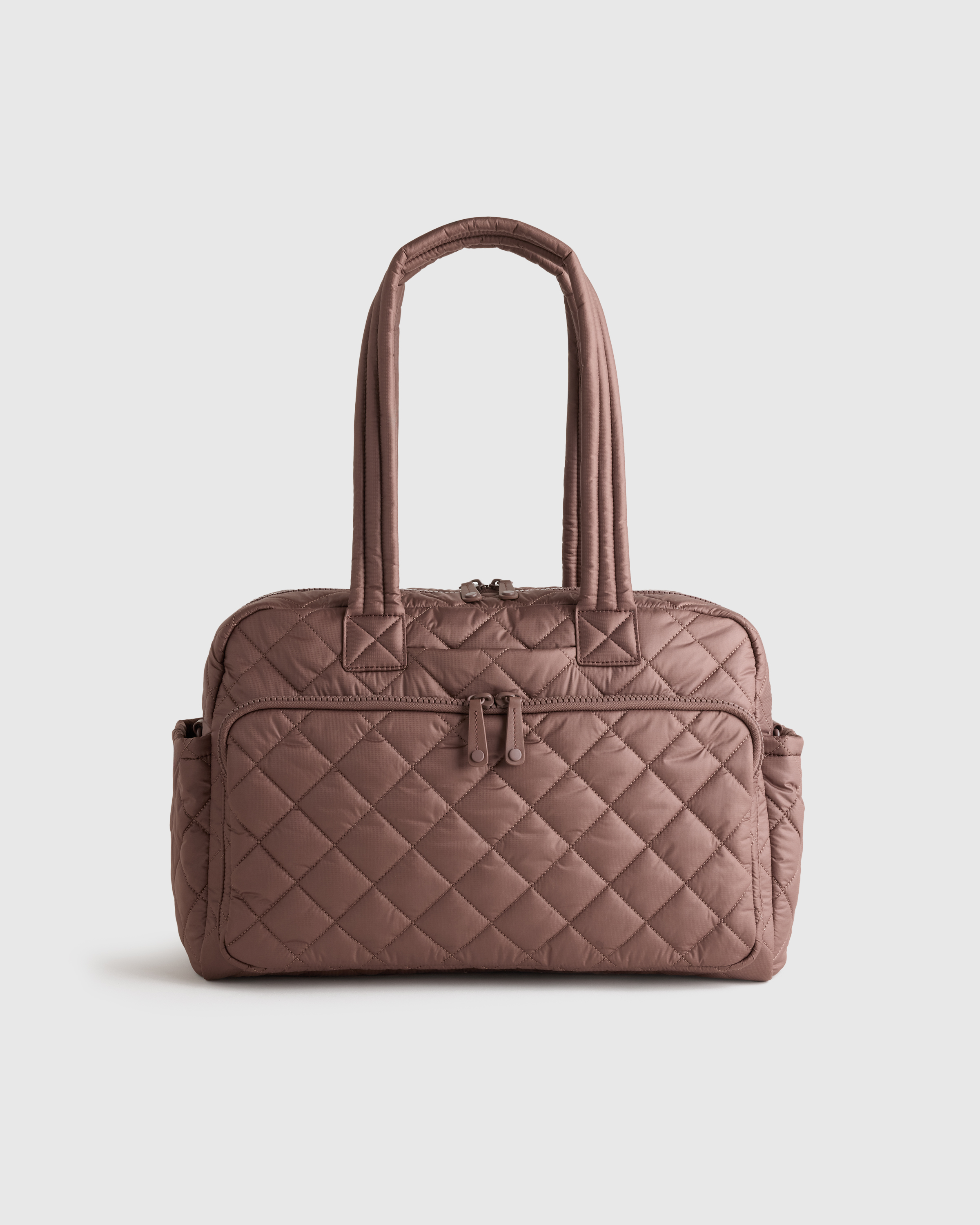 Taupe Brown Sac de voyage matelassé Transit