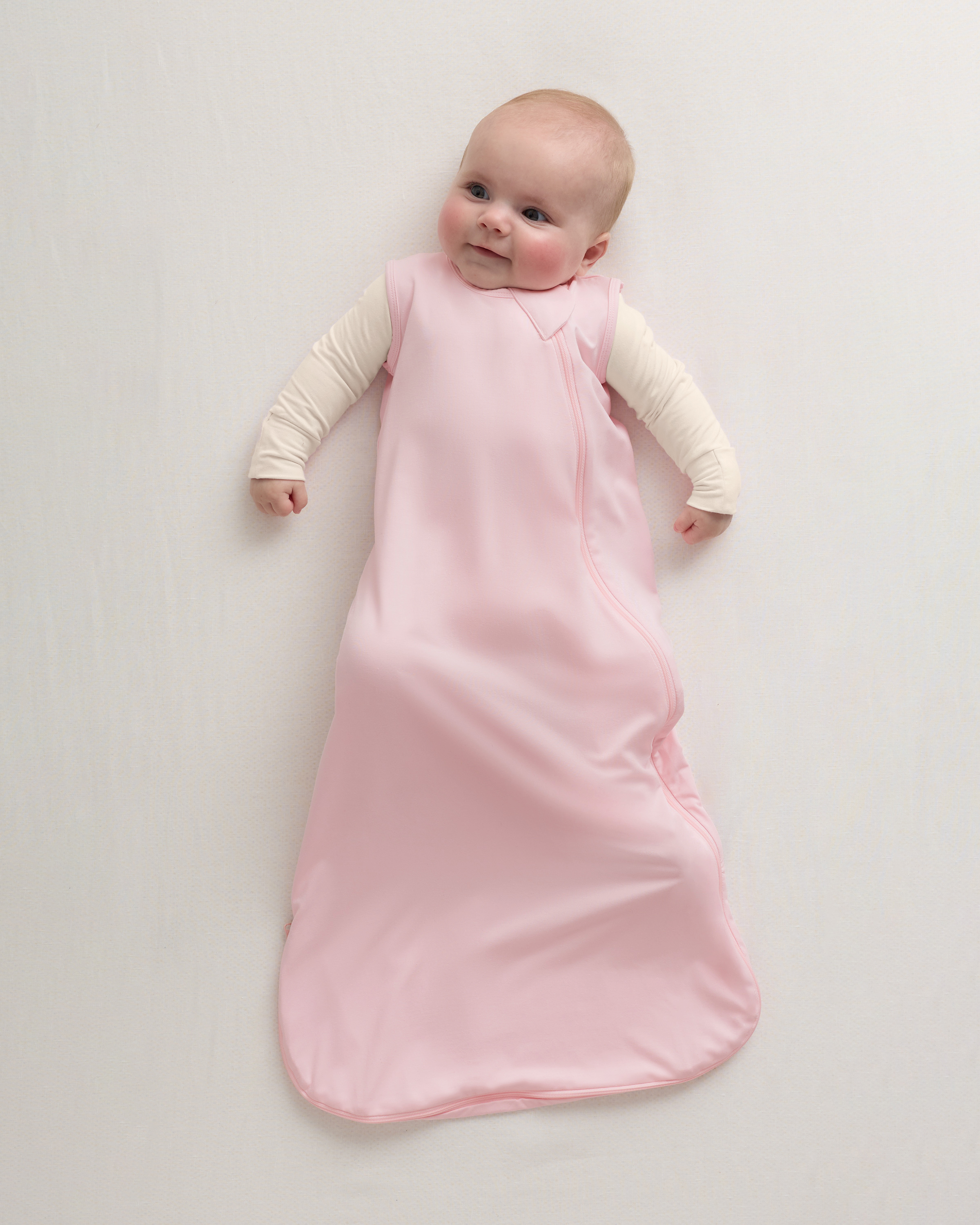 Pale Pink Bamboo Sleep Bag 0.5 TOG