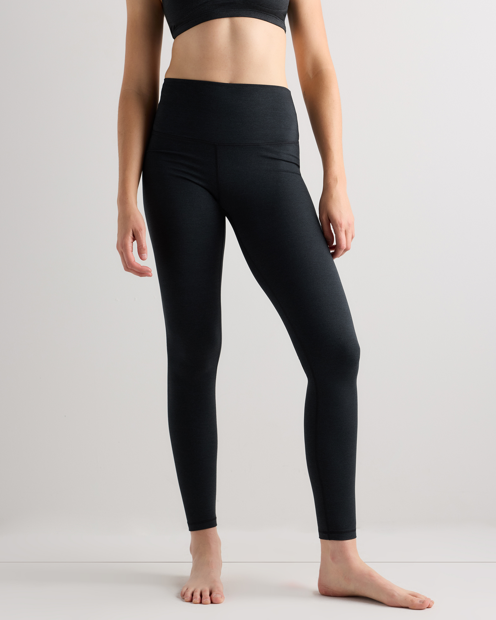 Heather Black Ultra-Soft High-Rise Legging