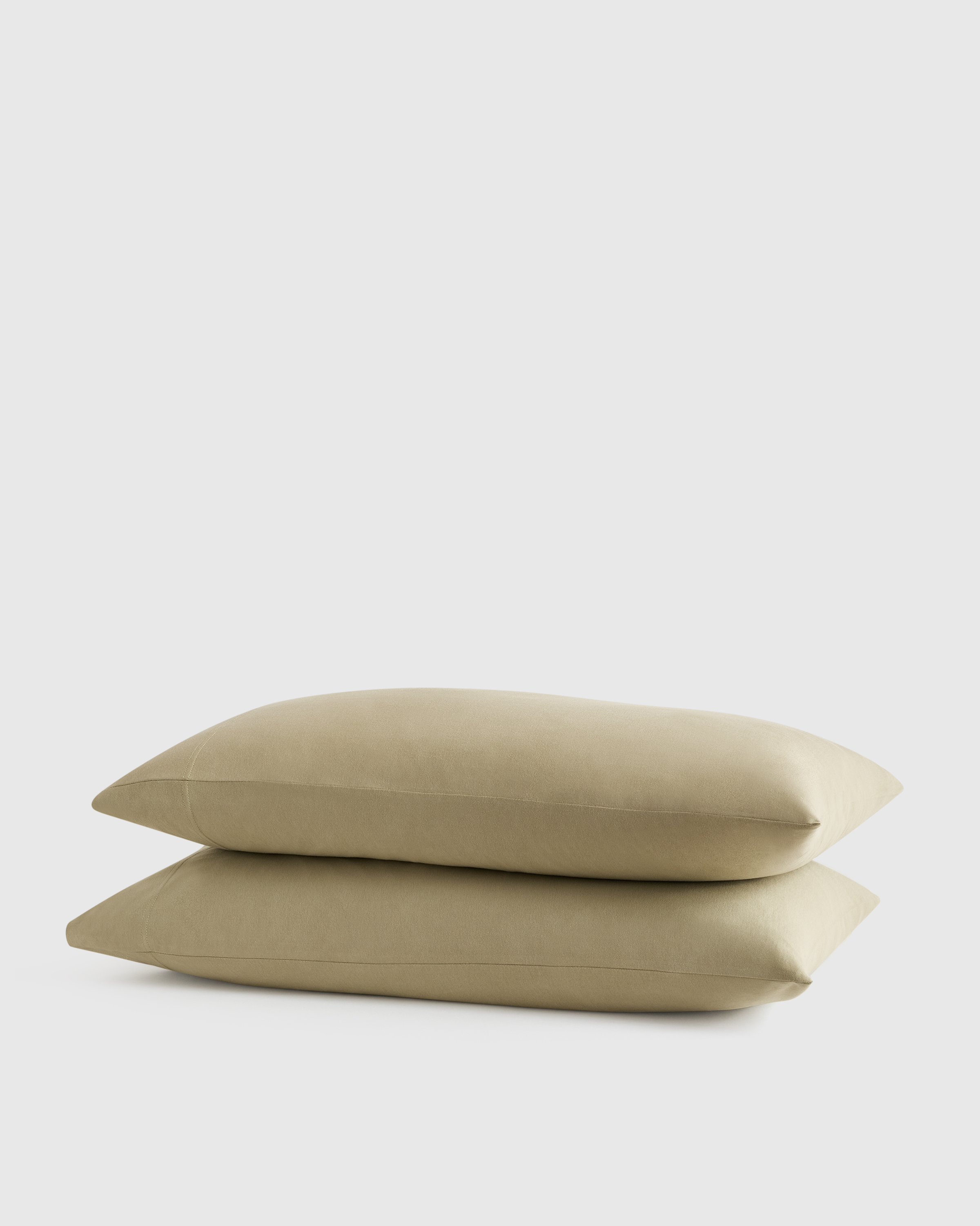 Moss Organic Jersey Pillowcase Set