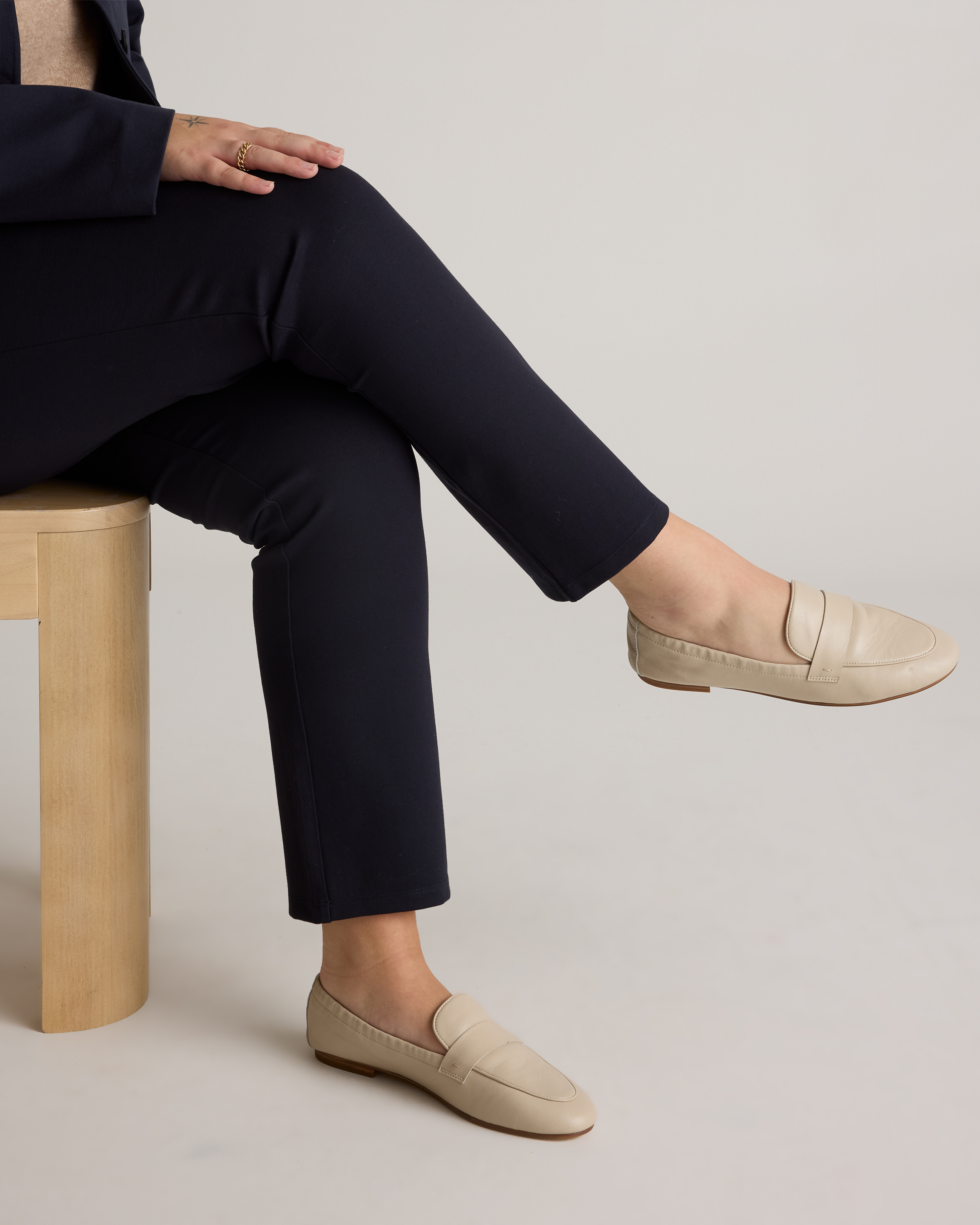 Italian Leather Soft Loafer