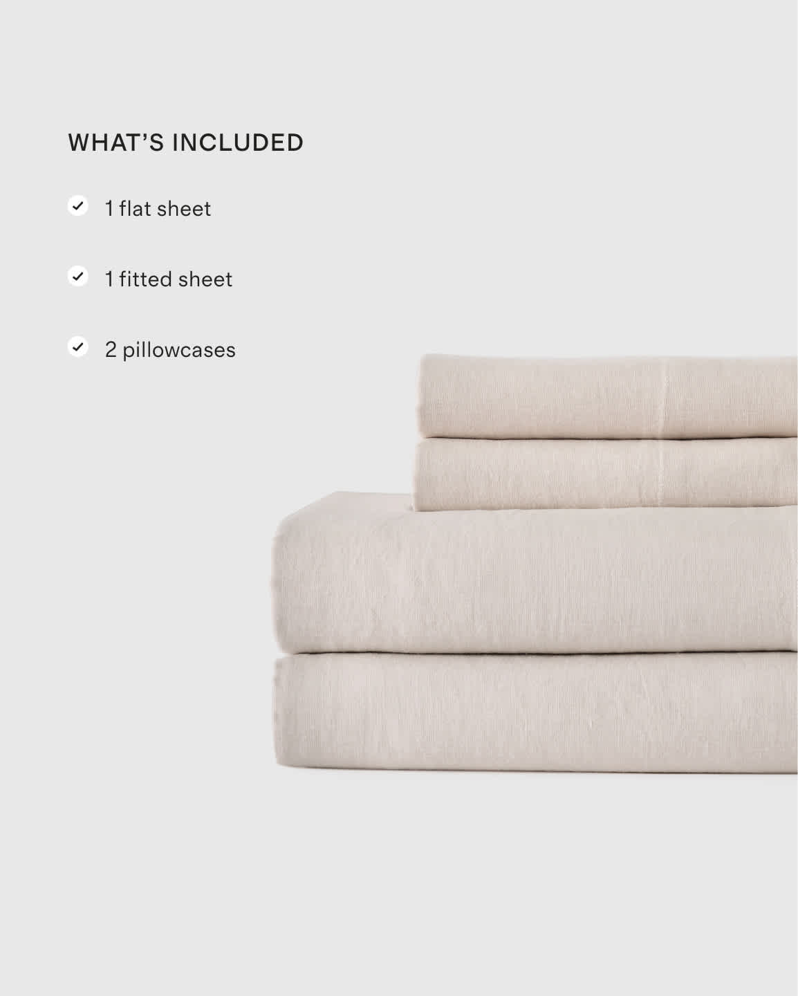 European Color Chart 100% European Linen Gingham Sheet Set in Light Blue