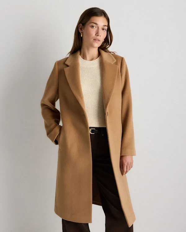 Wool Cashmere Blazer Coat