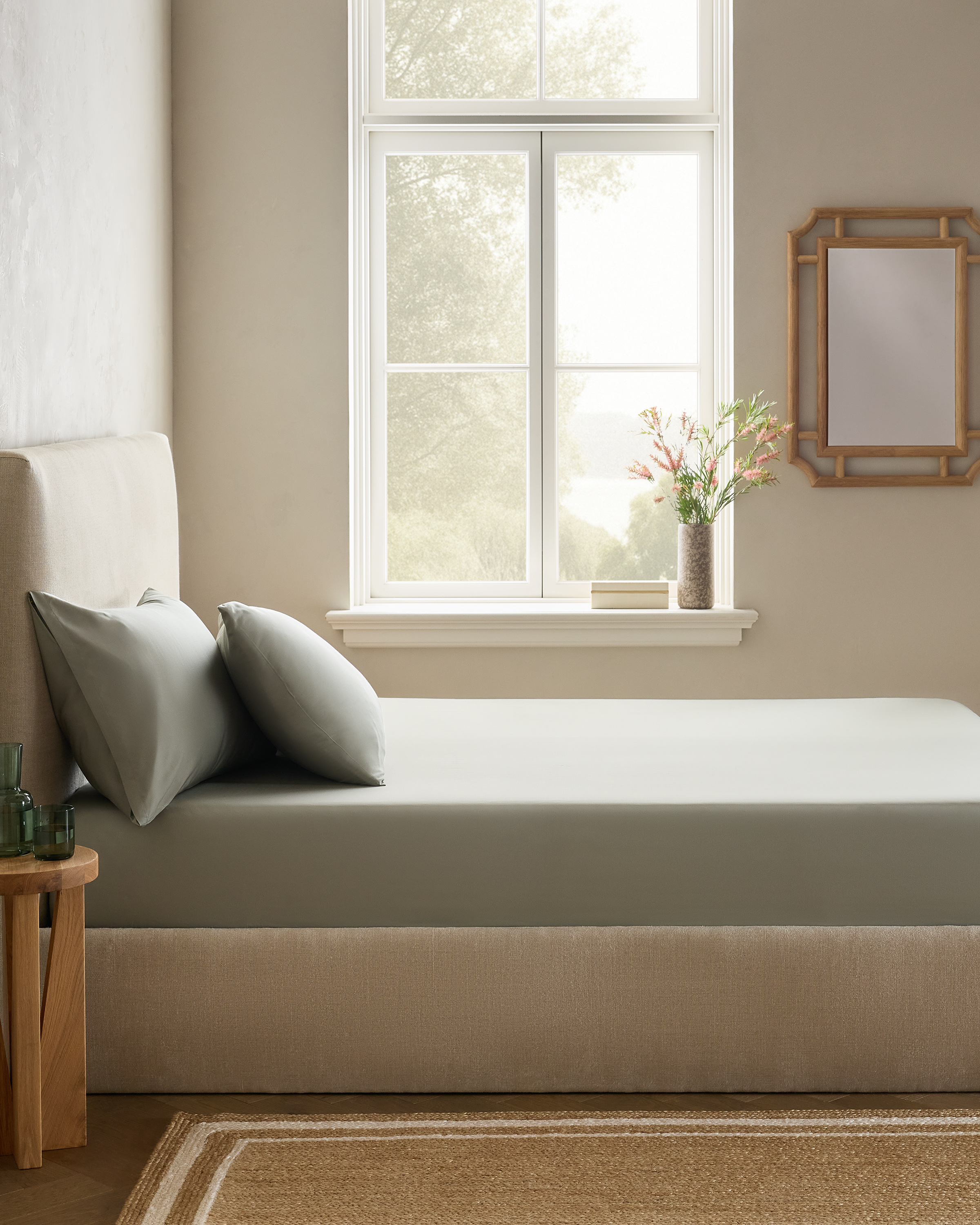 Sage Bamboo Fitted Sheet Set