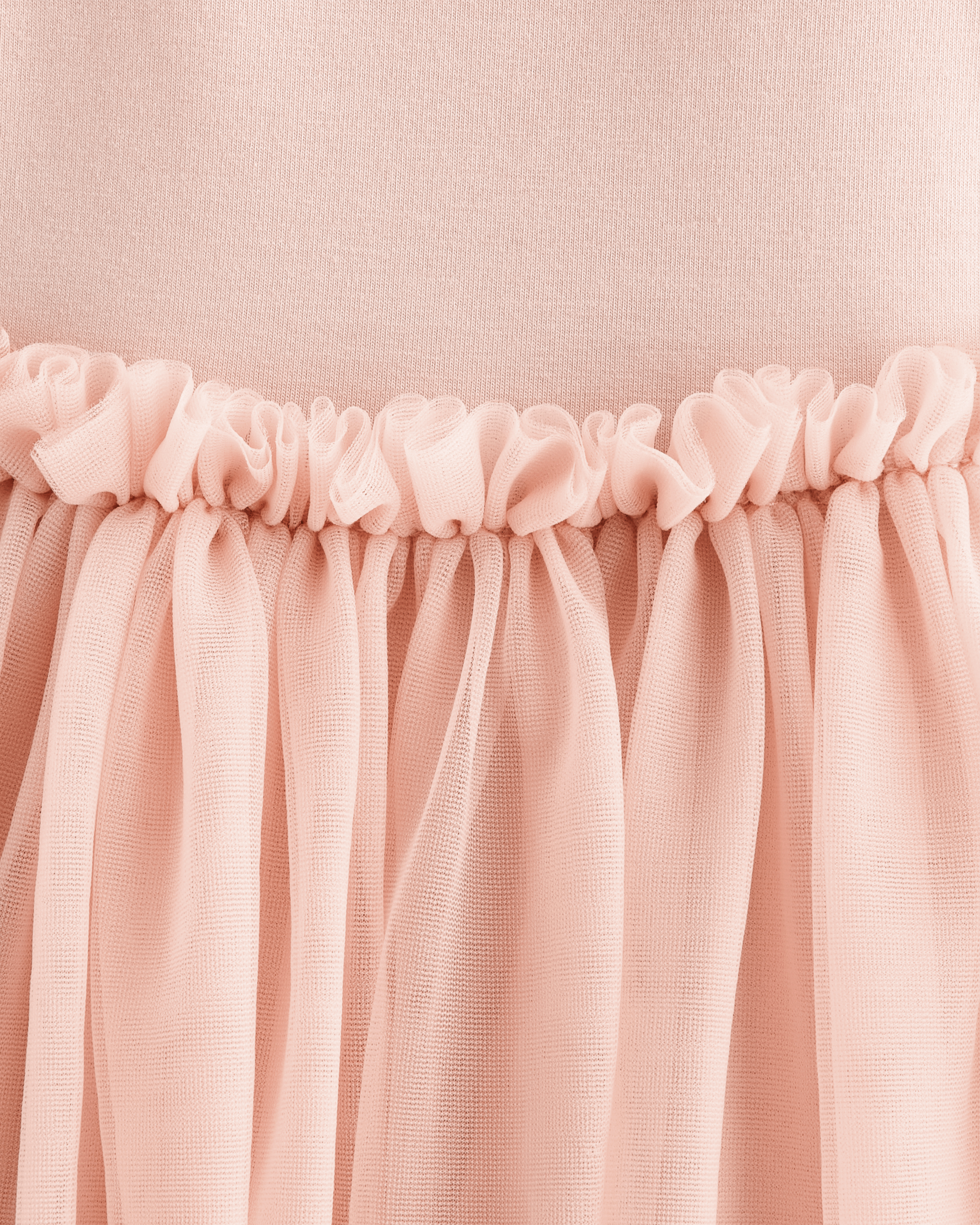 Organic Cotton Tulle Tutu Dress - Kid in Mineral Pink