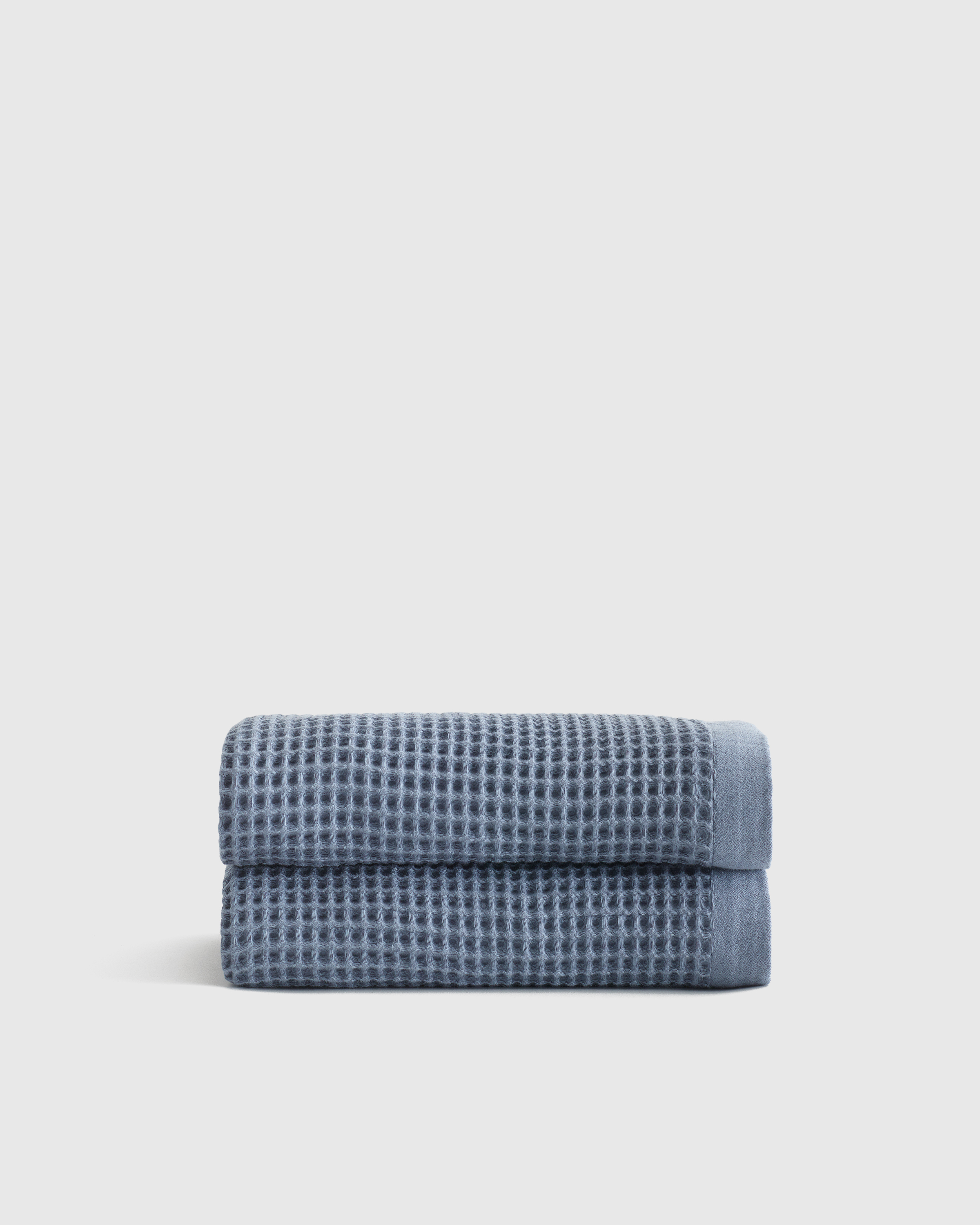 Organic Turkish Waffle Bath Towels (Mineral)