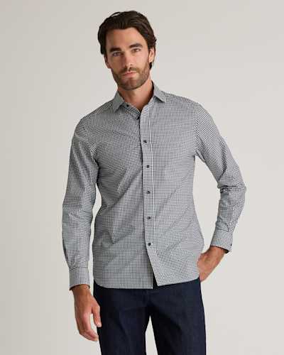 Organic Cotton Stretch Poplin Dress Shirt
