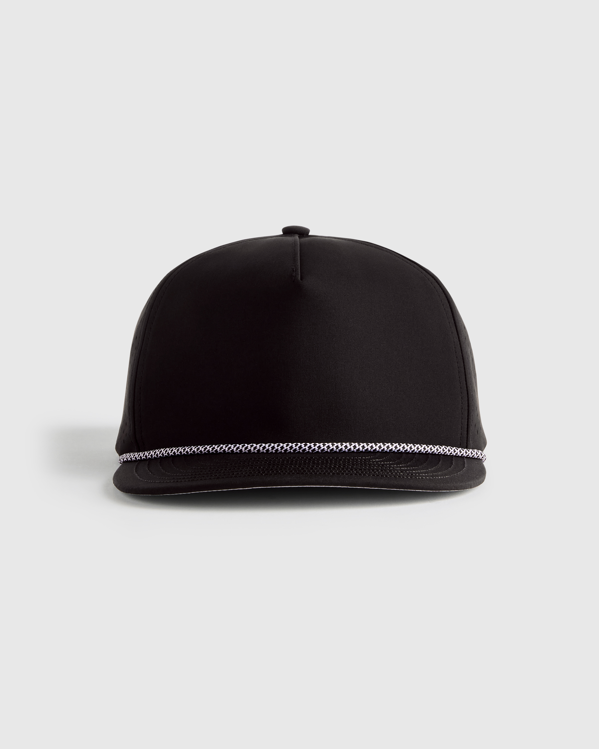Black Men's Water Repellent Performance Rope Hat