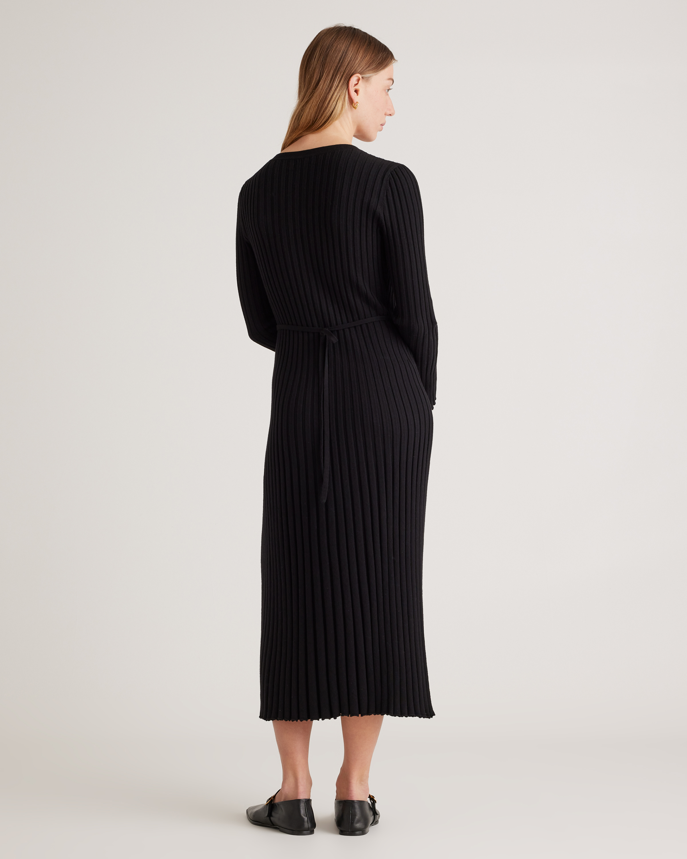 chinese dress ladies Elevated Vibes Ribbed Knit High Slit Maxi Dress main image 1