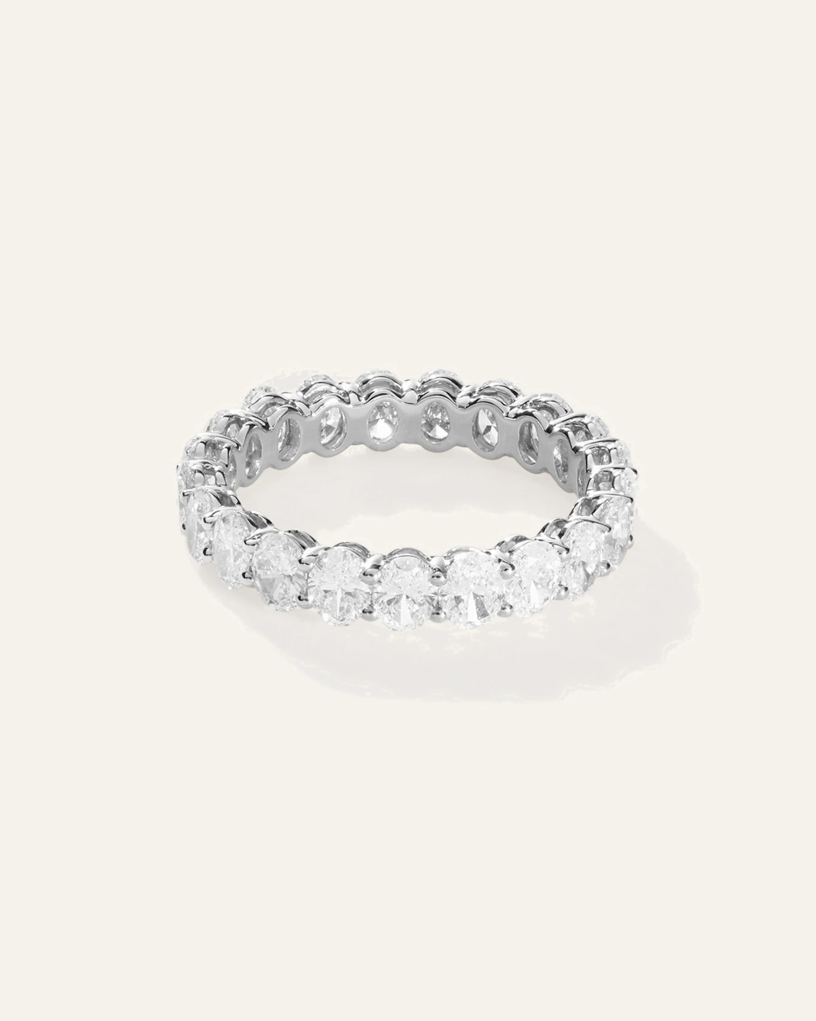 Lab Grown Diamond Oval Eternity Band